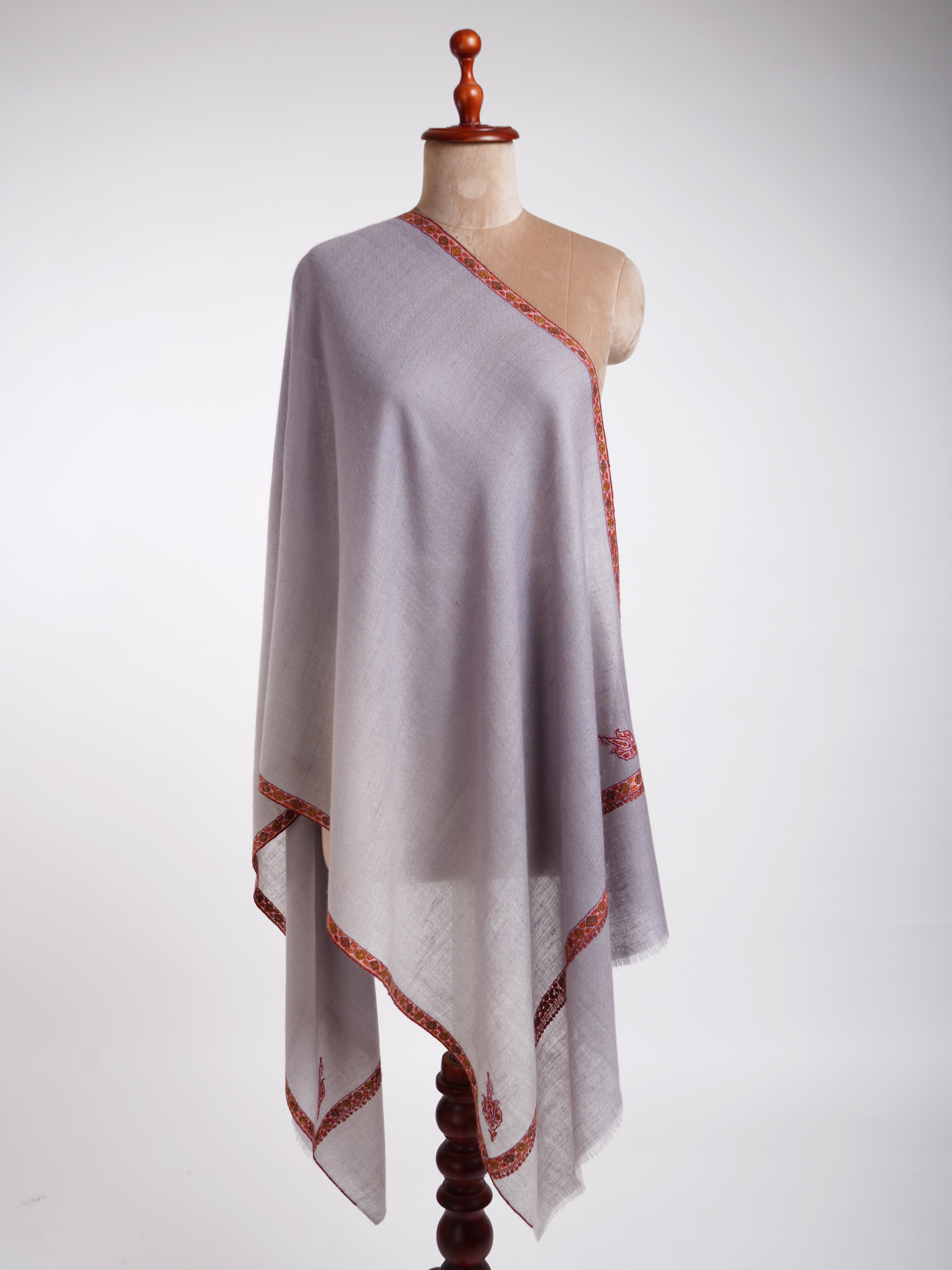 Sciarpa al collo in cashmere Hashia tonalità blu