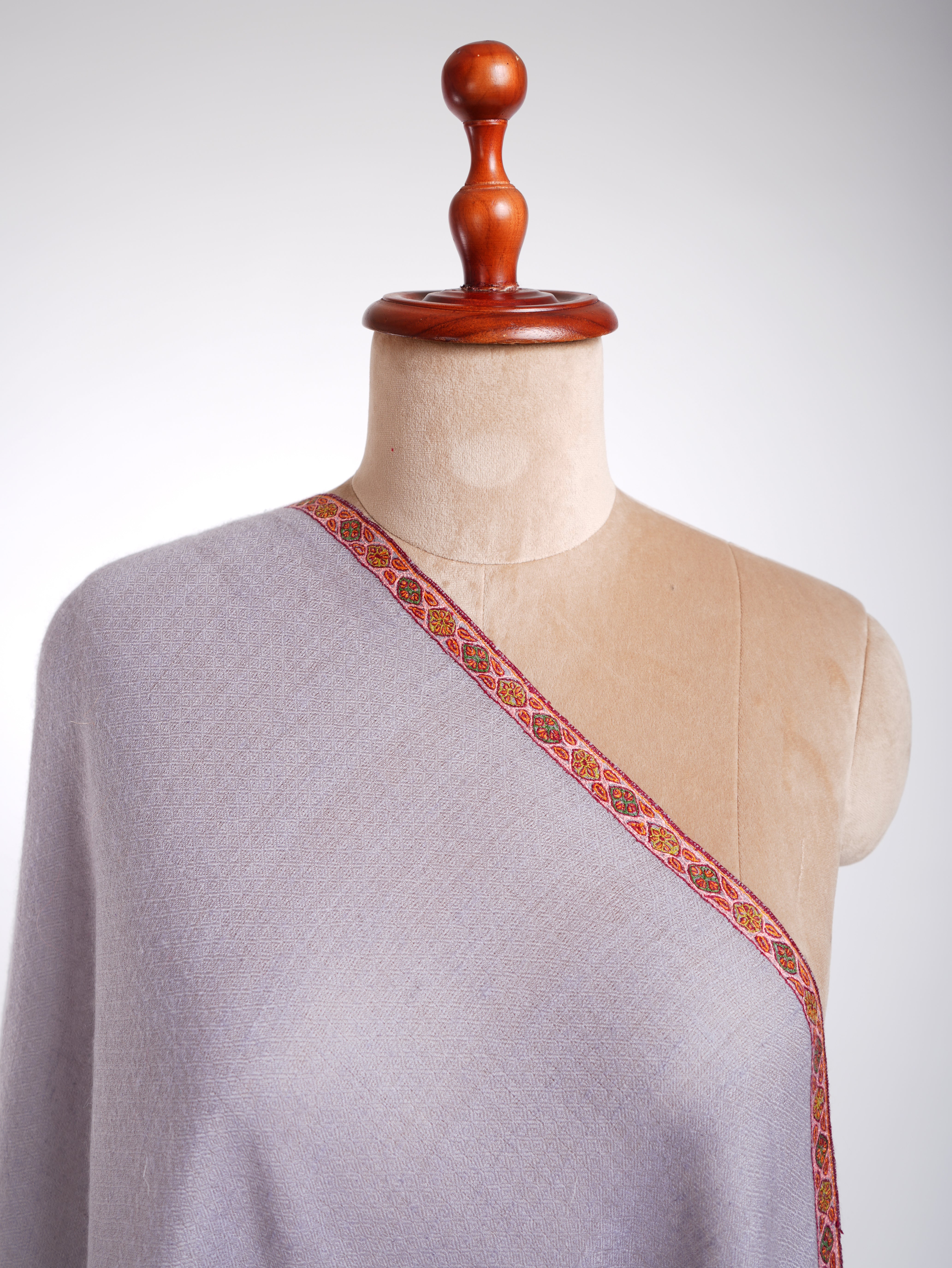 Sciarpa al collo in cashmere Hashia tonalità blu