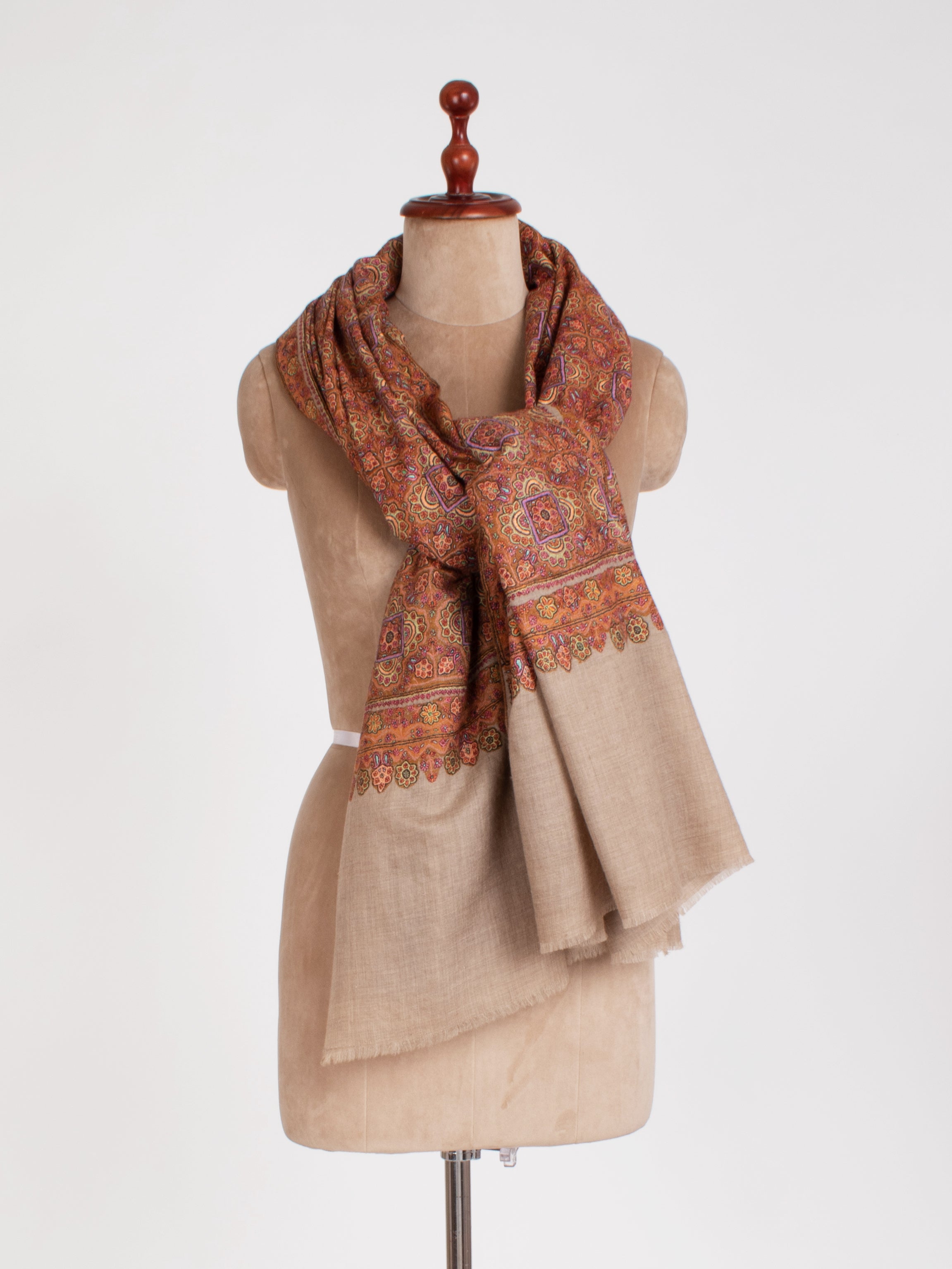 Châle Jamavar Pashmina de mariée exclusif pour mariage