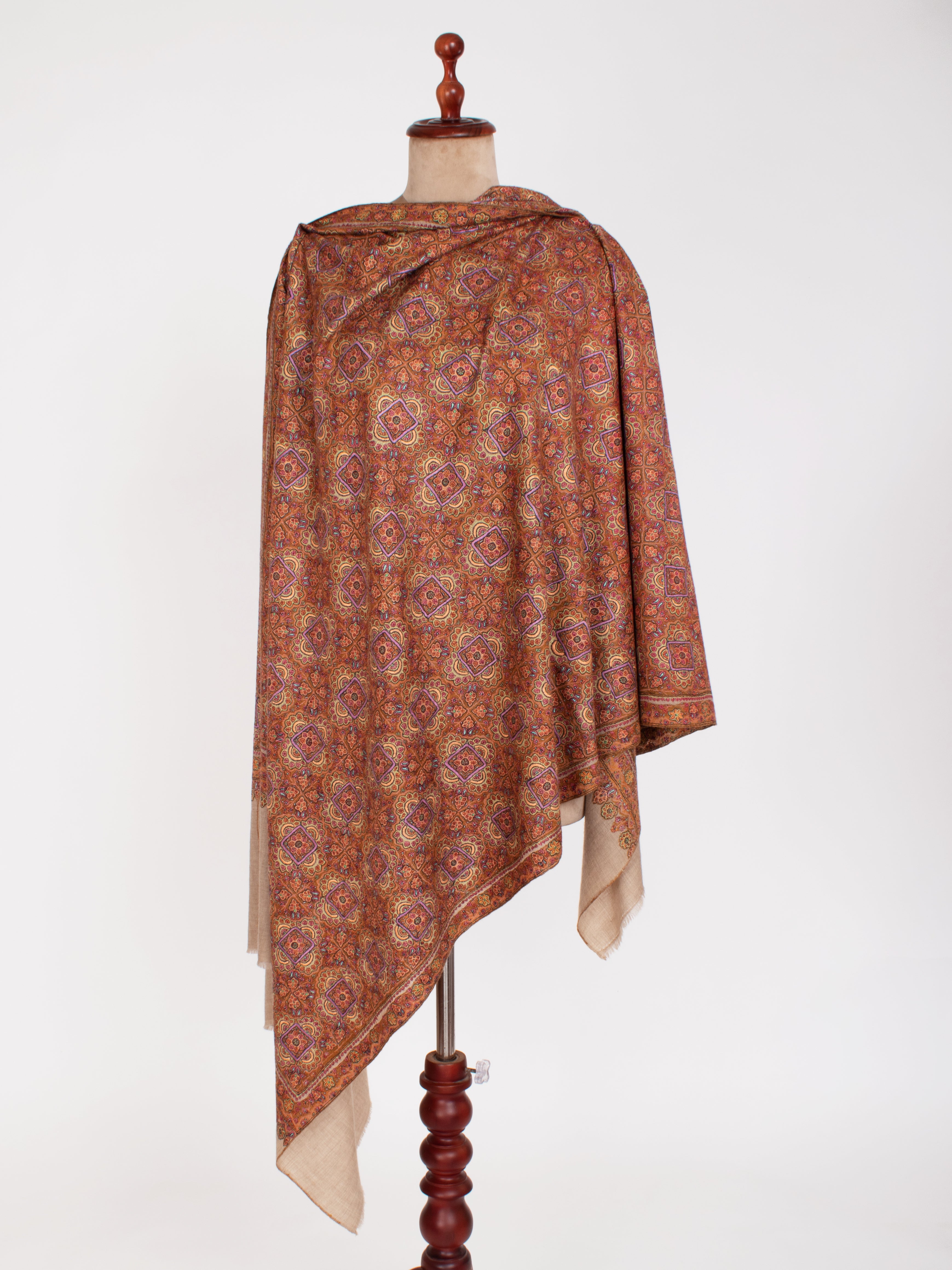 Châle Jamavar Pashmina de mariée exclusif pour mariage