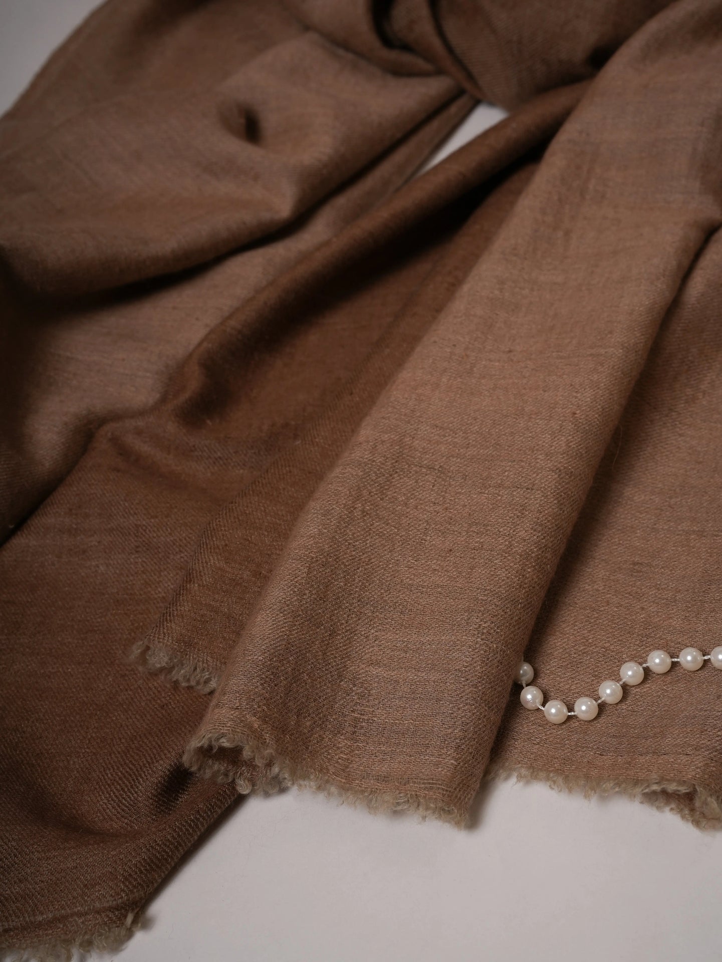 Dual Tone Handspun Handwoven Pure Pashmina Shawl Shahkaar