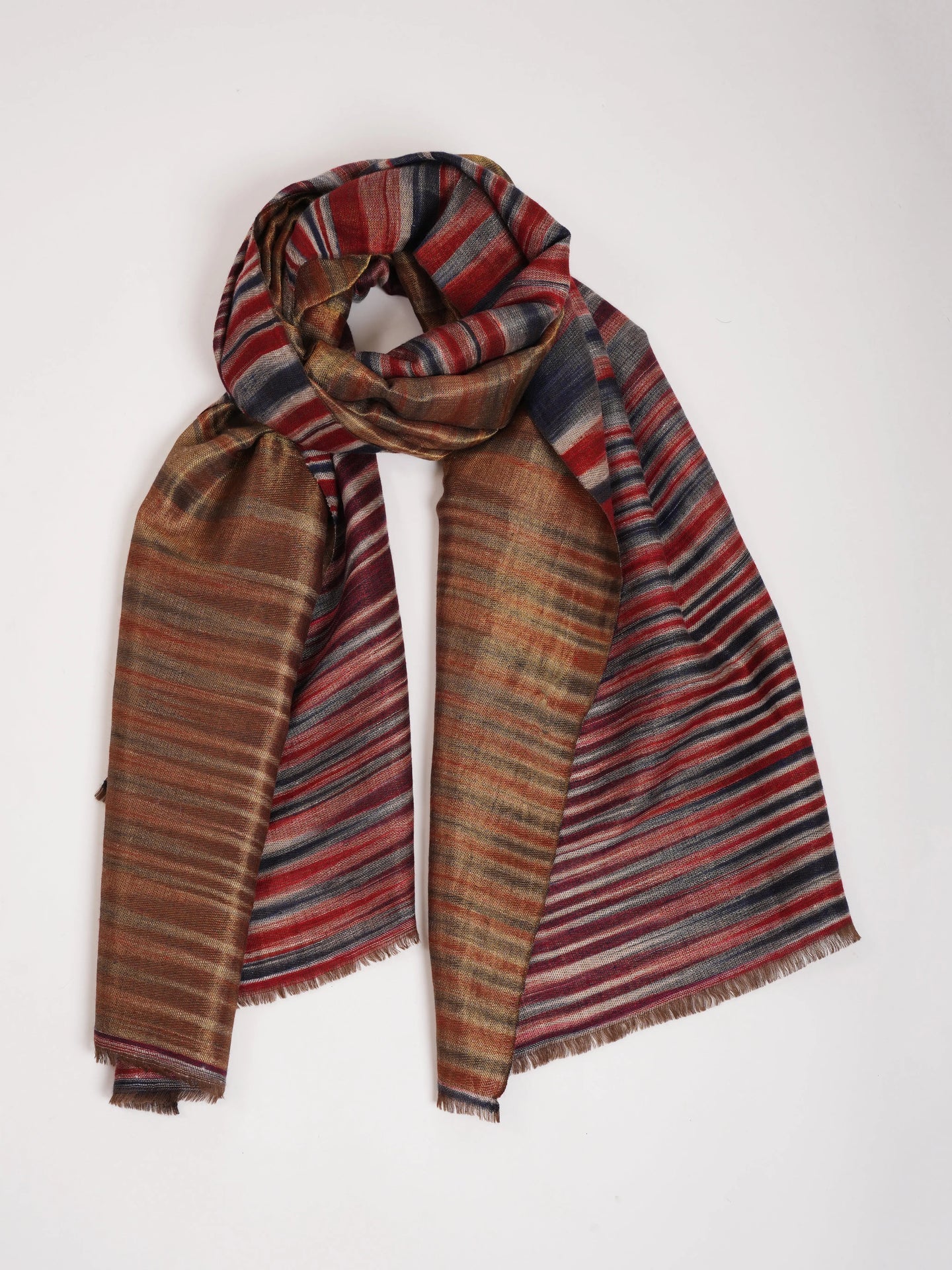 Dual Tone Handwoven Cashmere Wrap Shahkaar