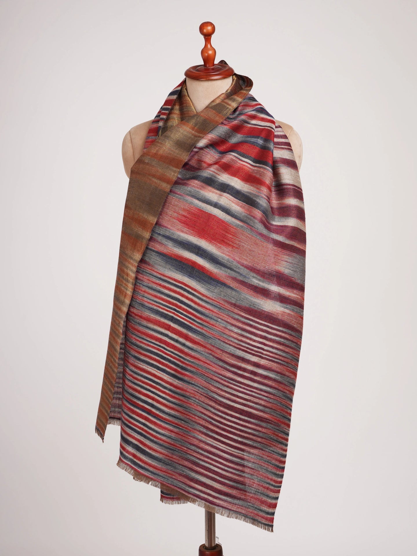 Dual Tone Handwoven Cashmere Wrap Shahkaar