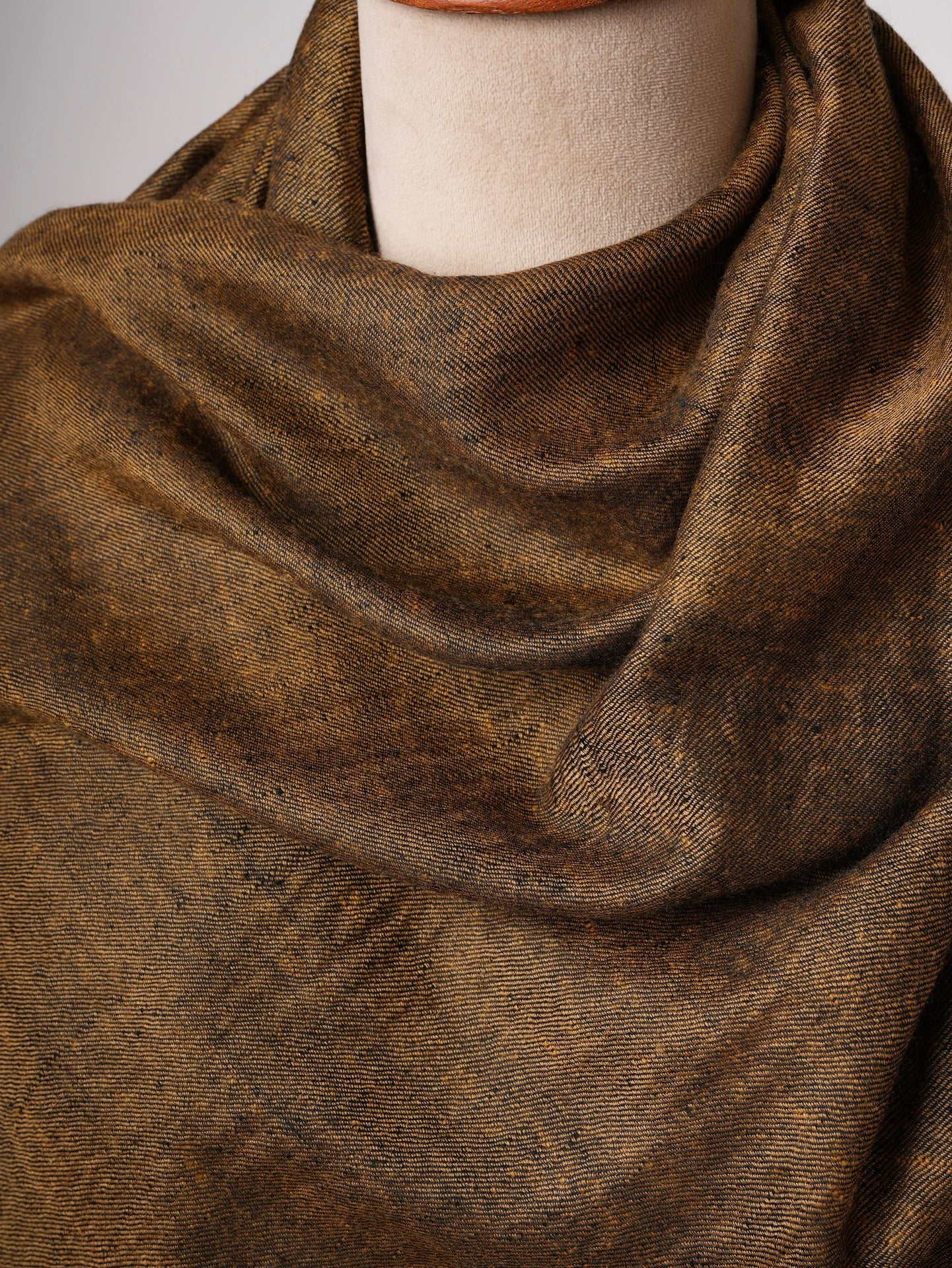 Featherlight Baby Soft Golden Luxurious Cashmere Scarf – Lightweight & Elegant Shahkaar