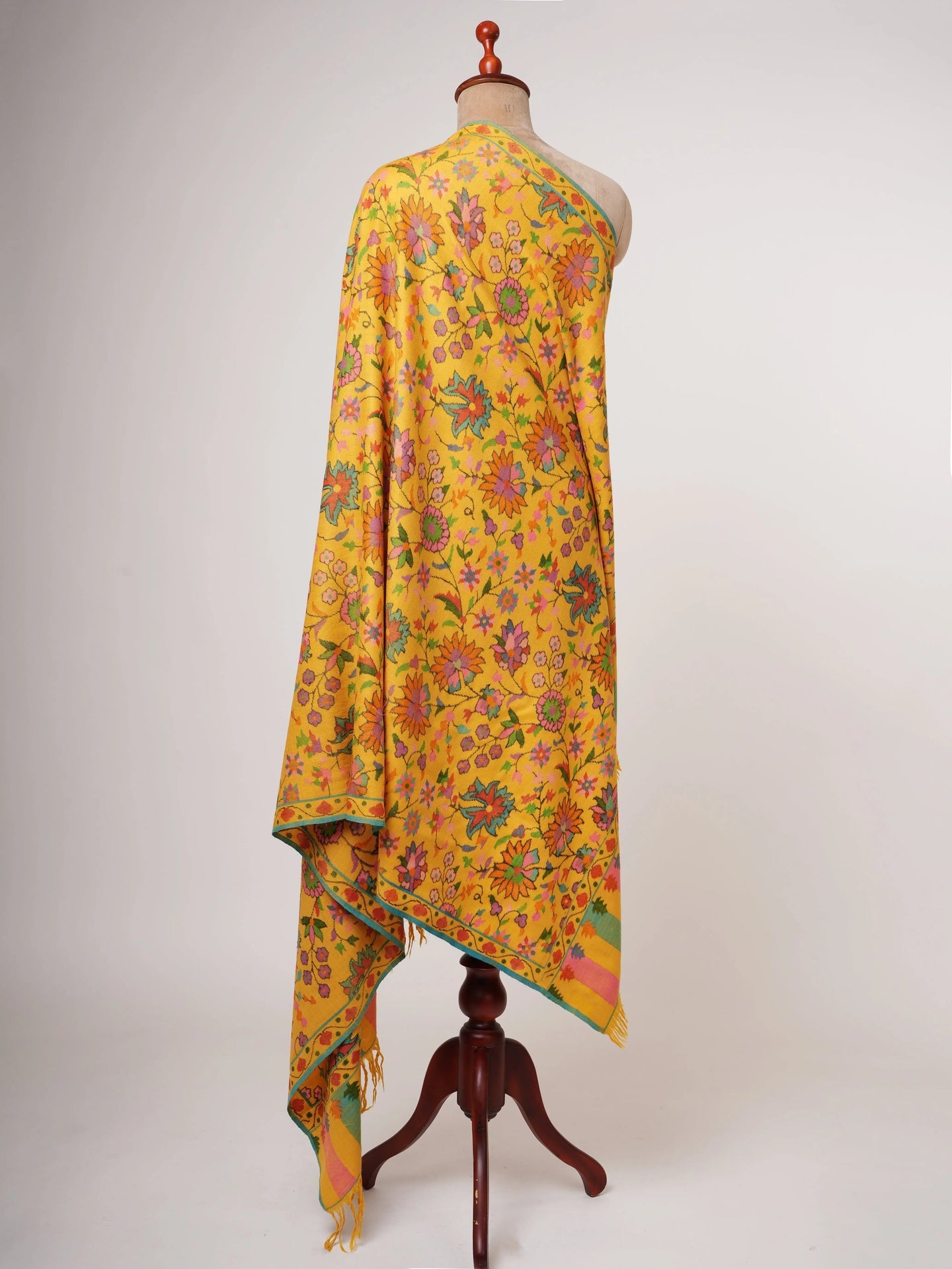 Handloomed Authentic Kani Pashmina Shawl Shahkaar