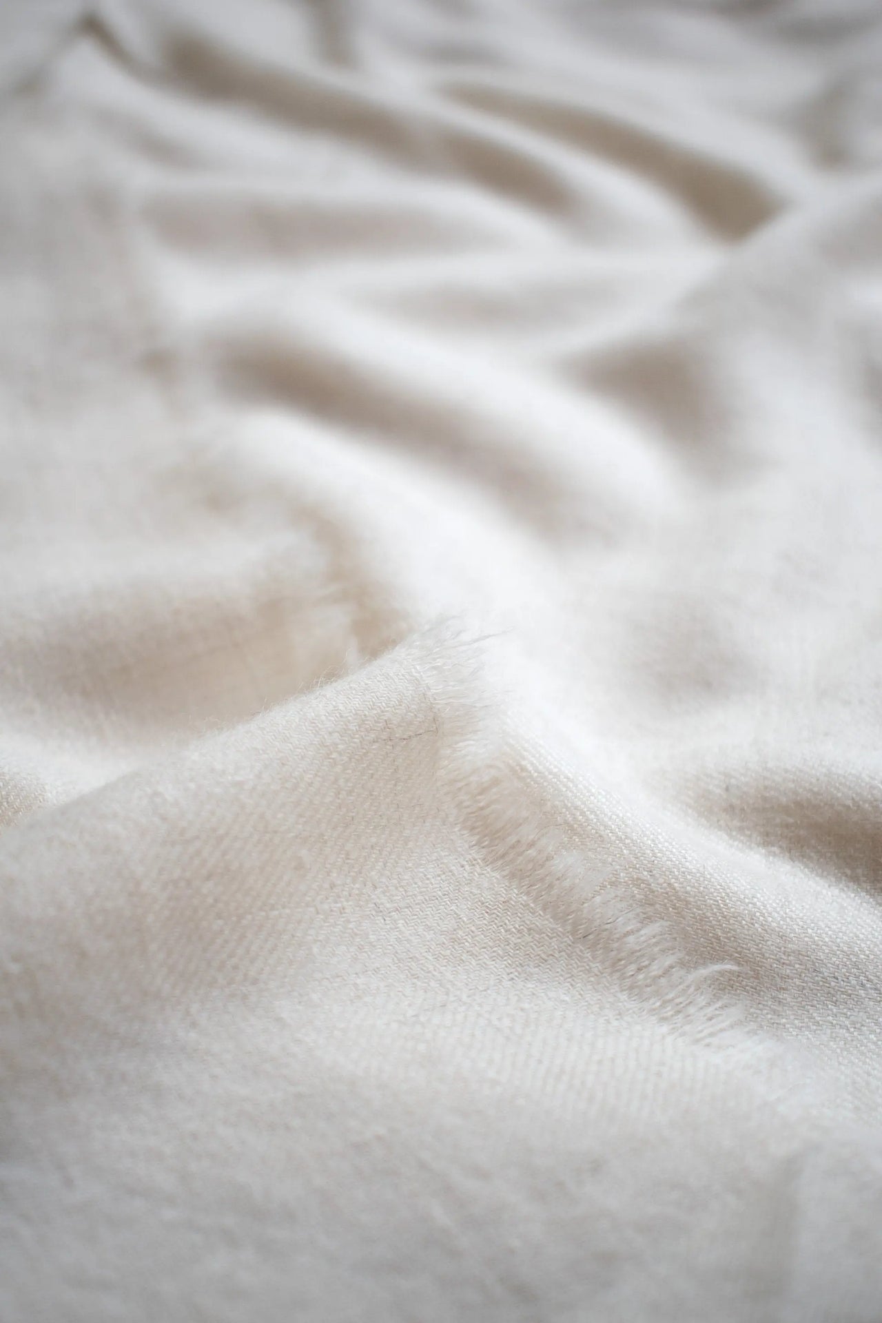 Handwoven Natural Off White Pashmina Fabric | Pure Cashmere Handloom Textile | Lightweight Soft Material | Luxury Fabric Sewing & Crafting Shahkaar