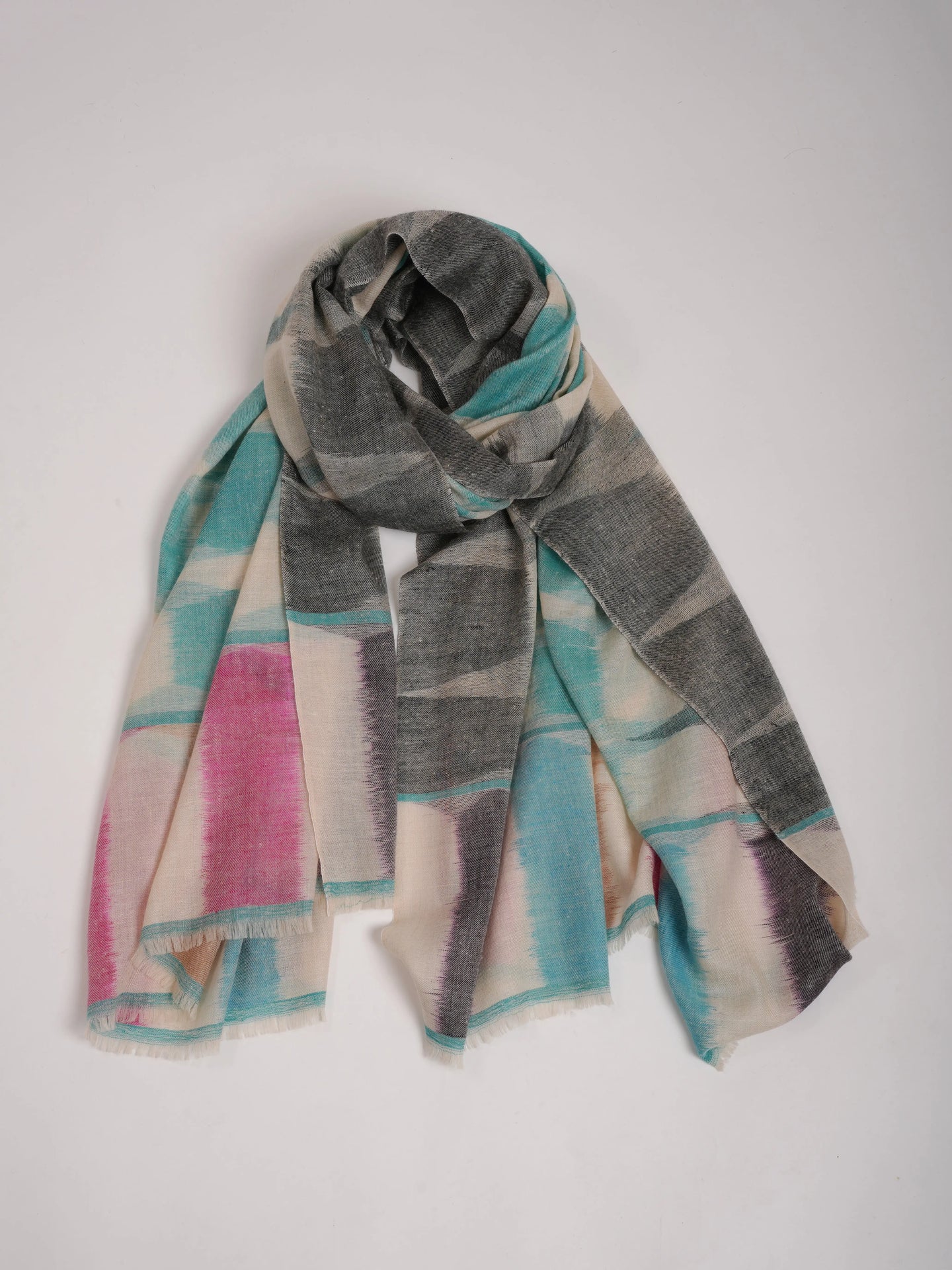 Handwoven Soft Featherlight Pashmina Shawl Shahkaar