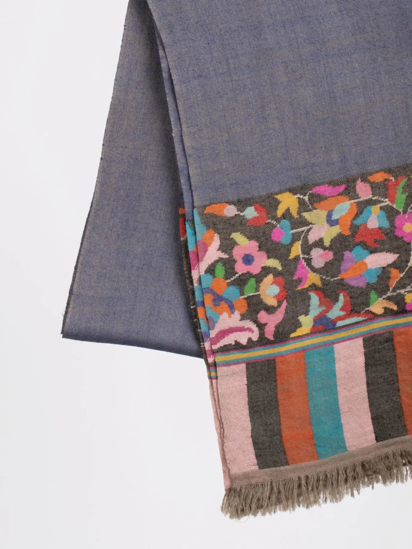 Kani Palla Dar Indian Pashmina Shawl - GILLETTE Shahkaar