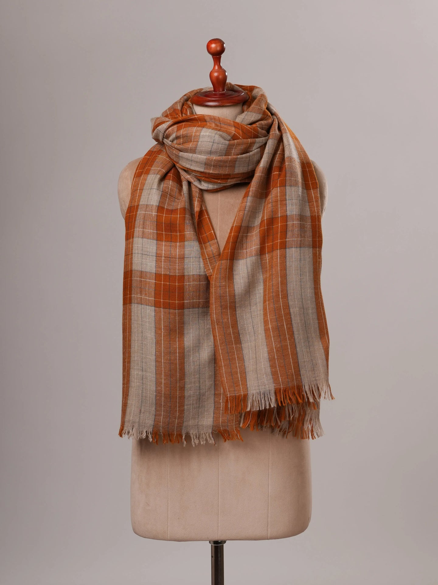 Lightweight Soft Oversized Handwoven Pashmina Shawl Shahkaar