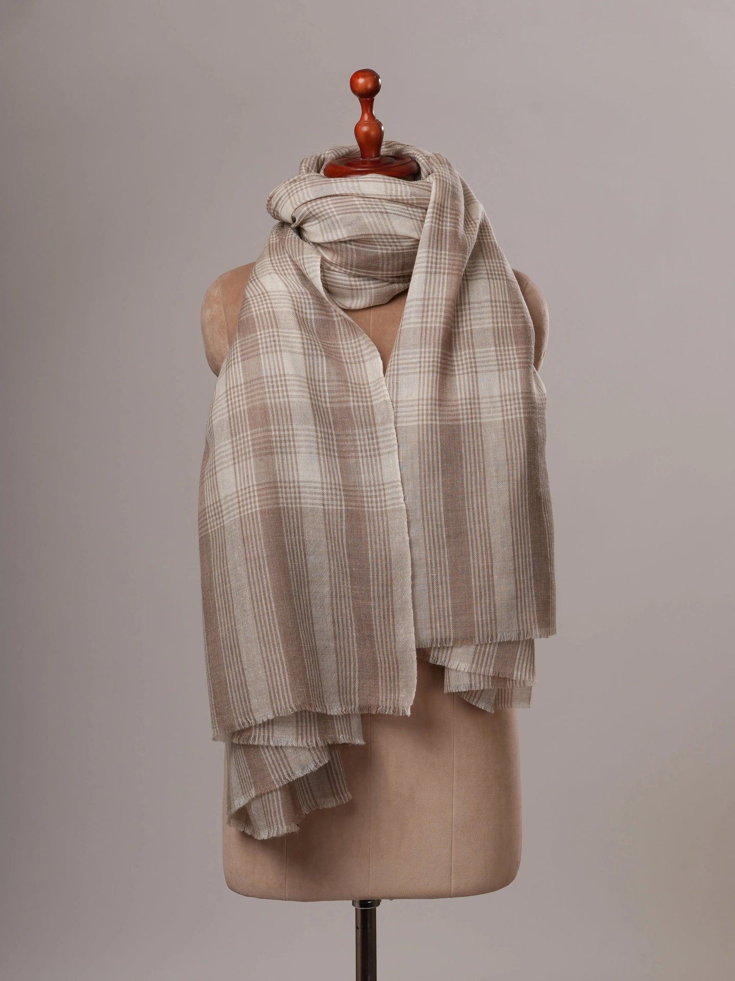 Oversized Featherlight Handwoven Lightweight Pashmina Shawl Shahkaar