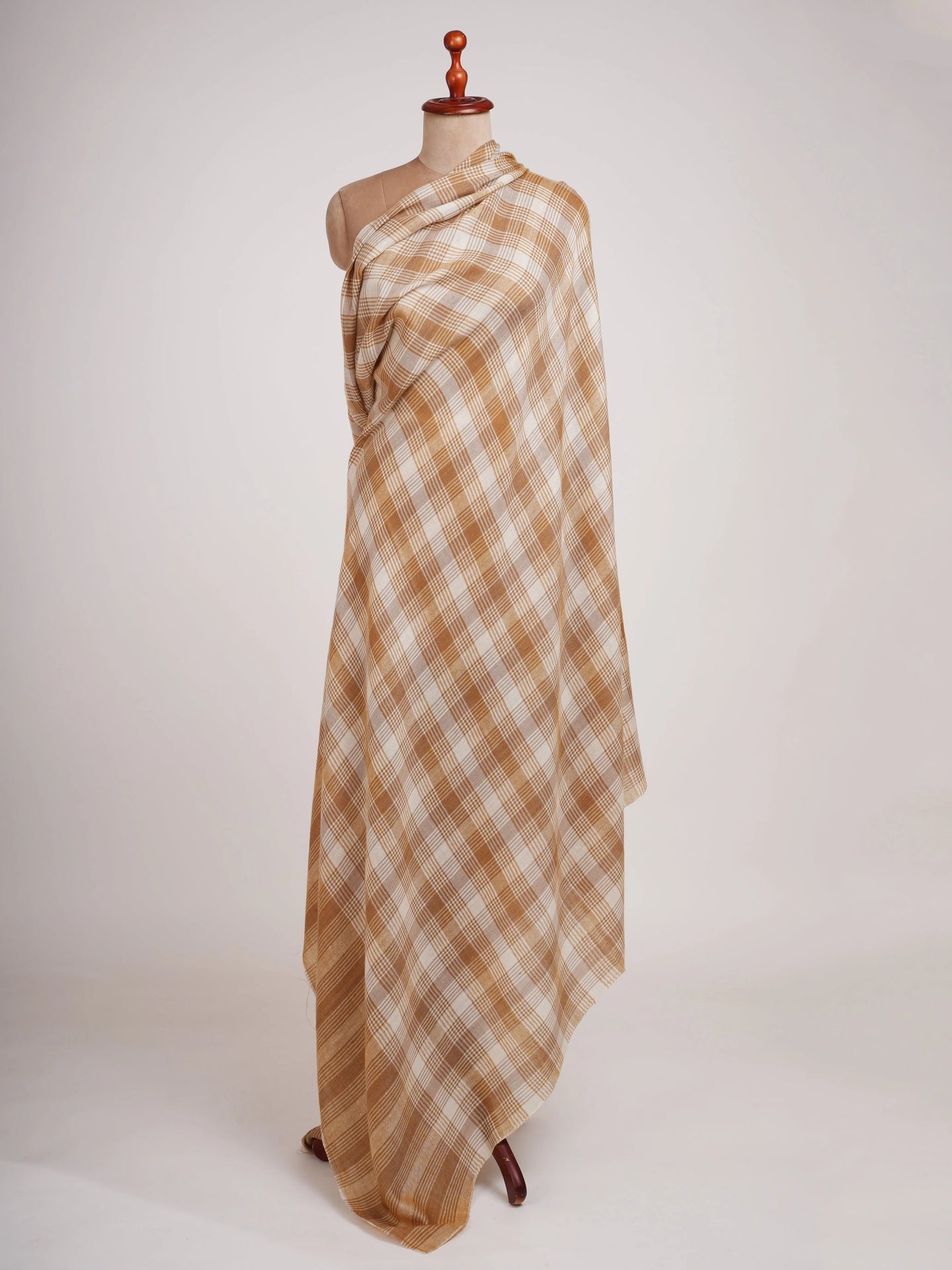 Oversized Handwoven Indian Pashmina Shawl Shahkaar