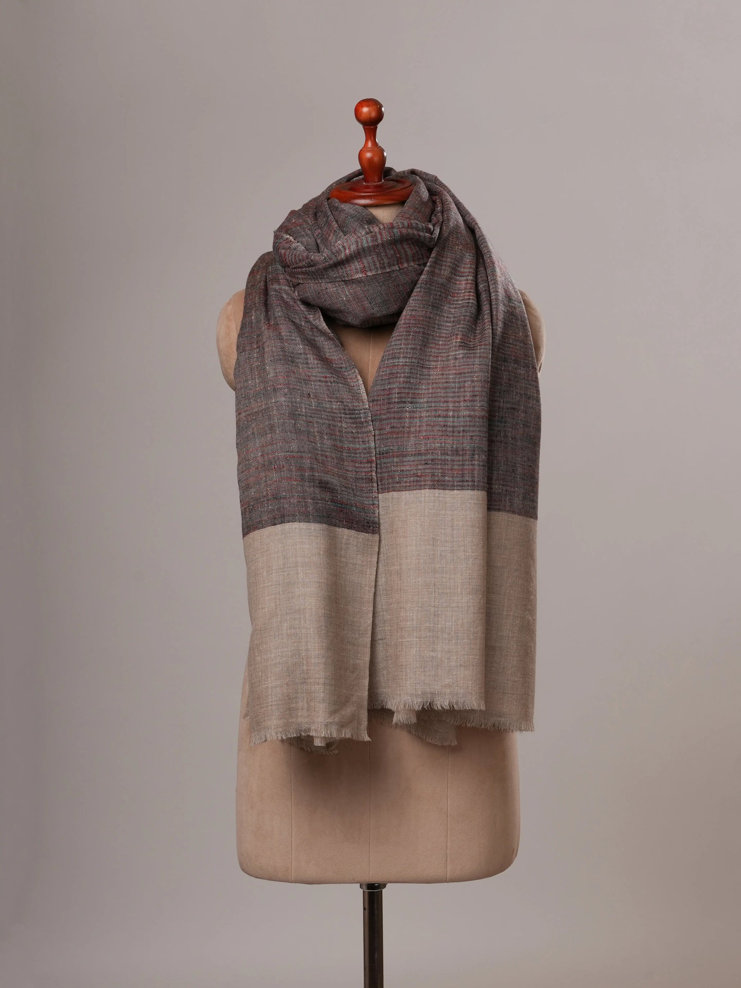 Oversized Handwoven Pure Kashmiri Pashmina Shawl Shahkaar