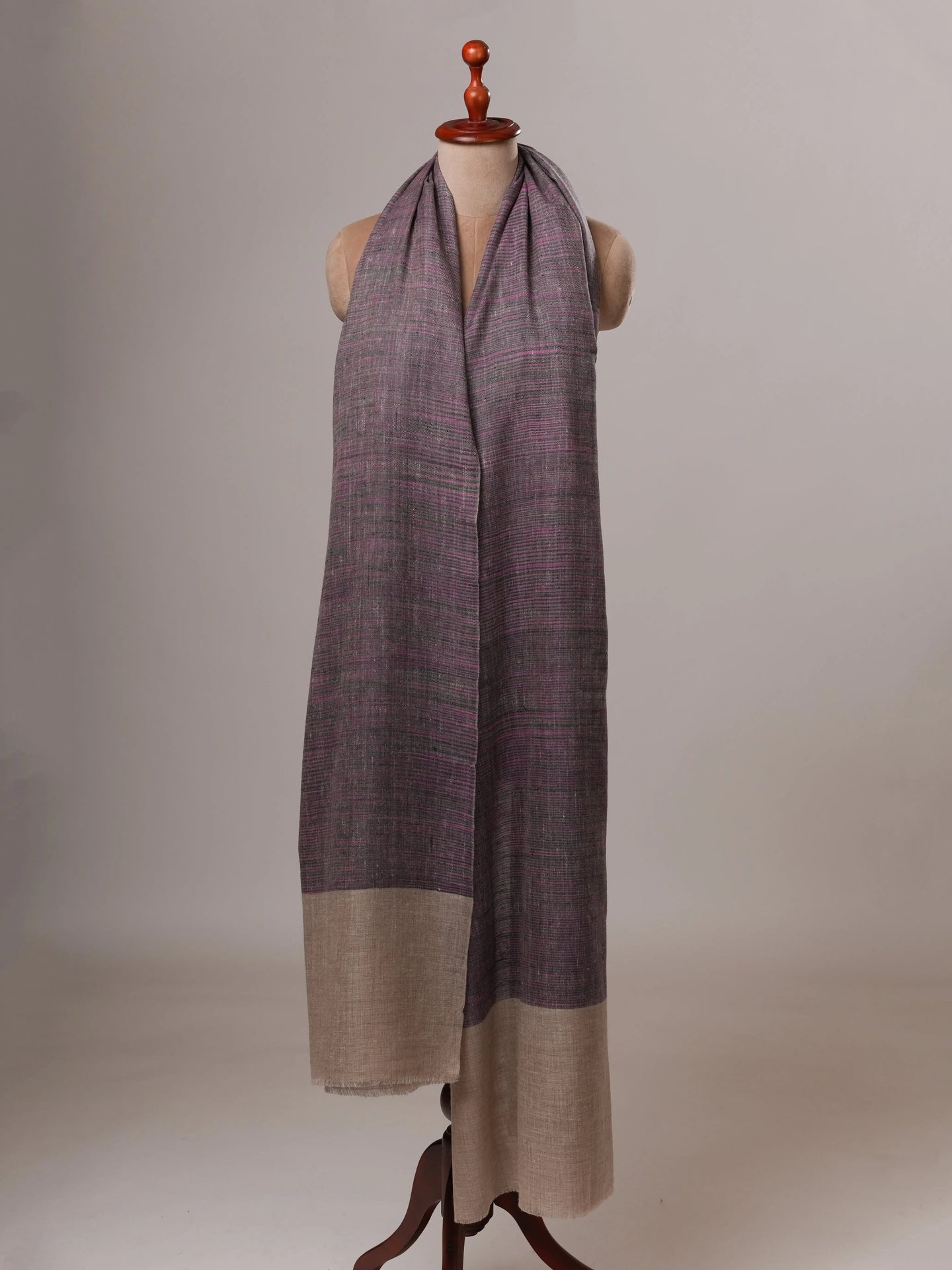 Oversized Soft Handwoven Kashmiri Pashmina Shawl Shahkaar
