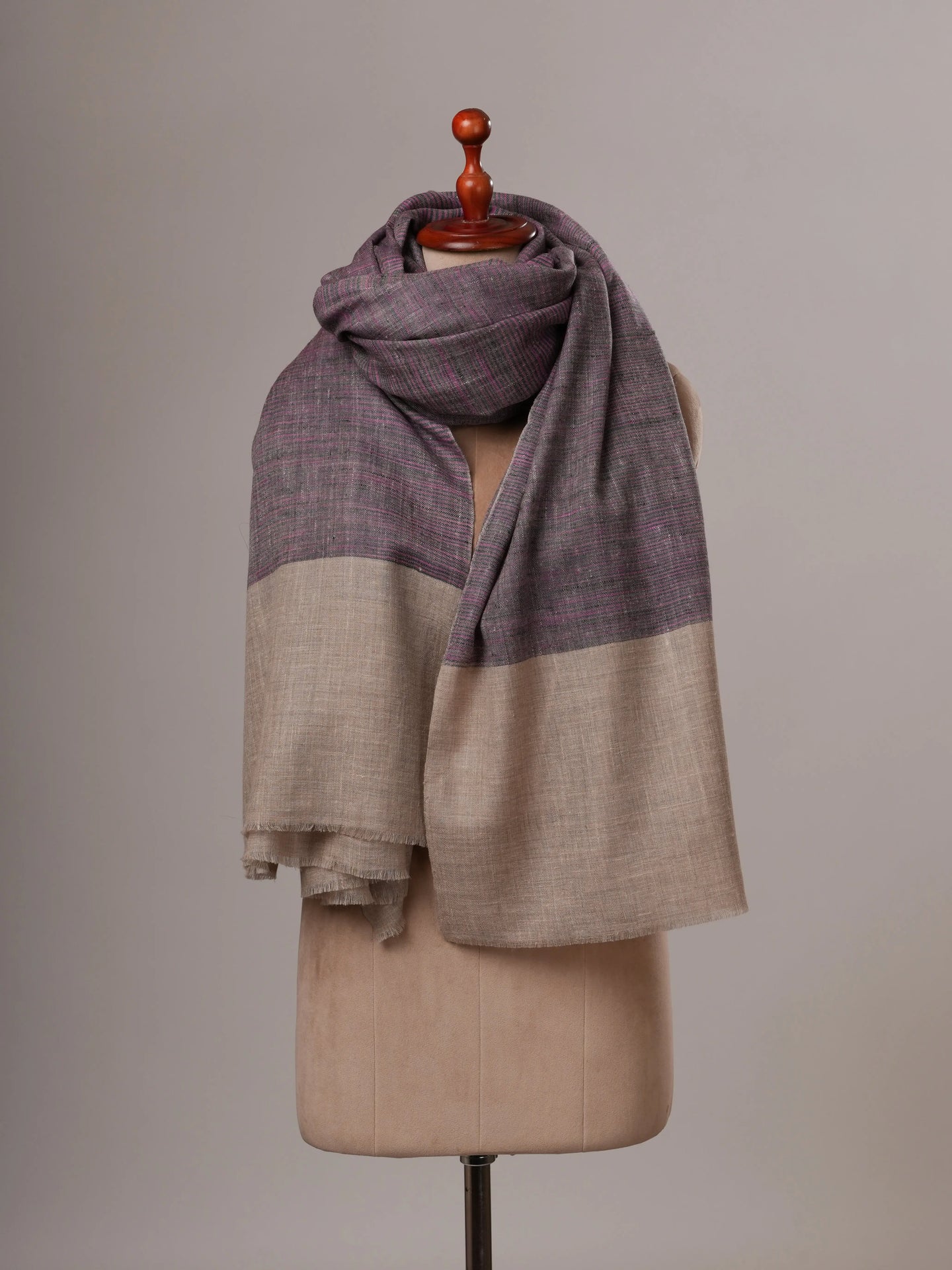 Oversized Soft Handwoven Kashmiri Pashmina Shawl Shahkaar