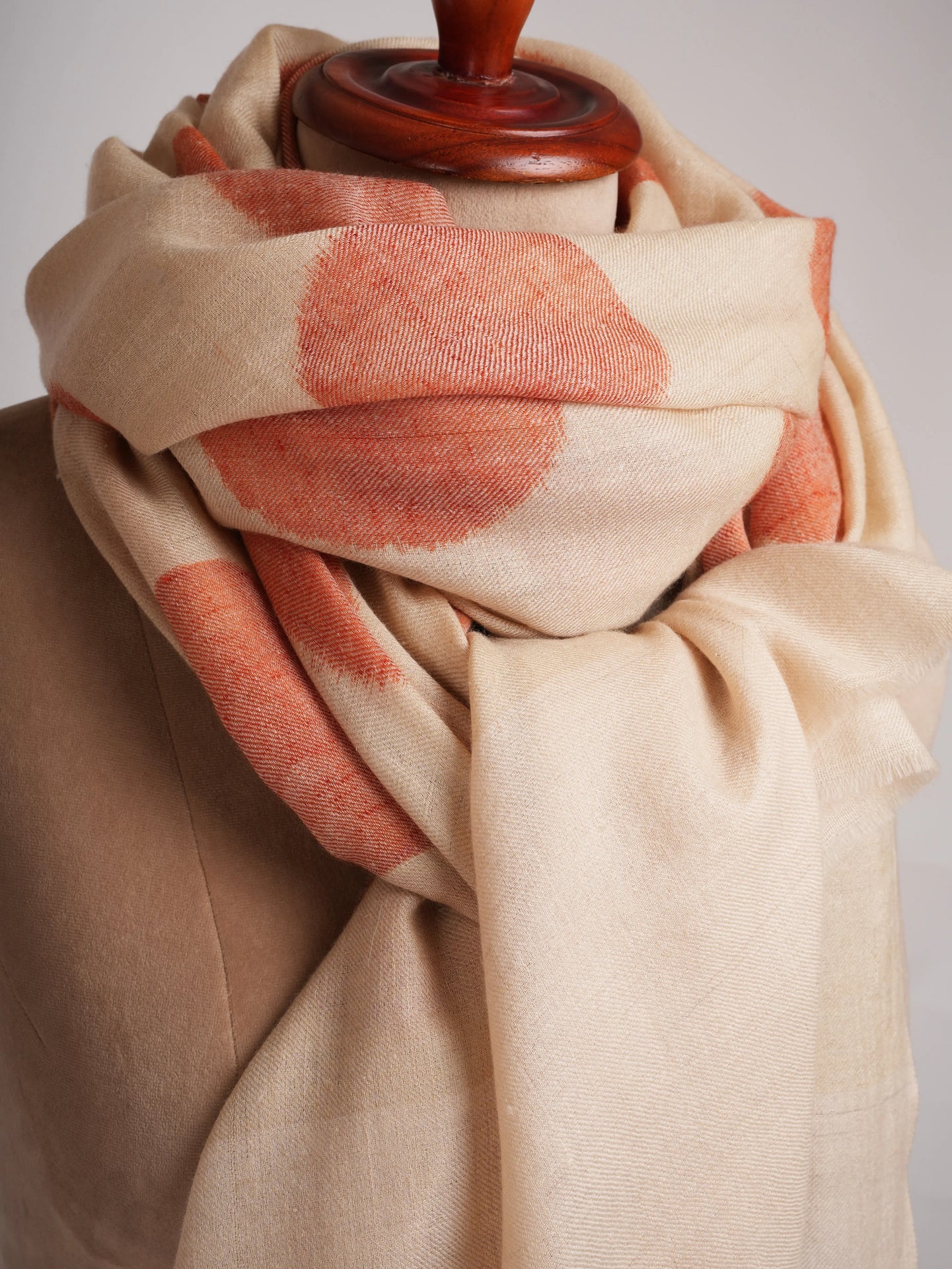 Polka Dots Space Dye Pashmina Wrap Shahkaar