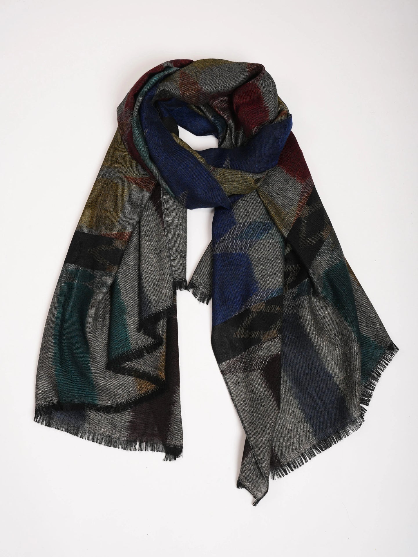 Space Dye Handwoven Stylish Pashmina Shawl Shahkaar