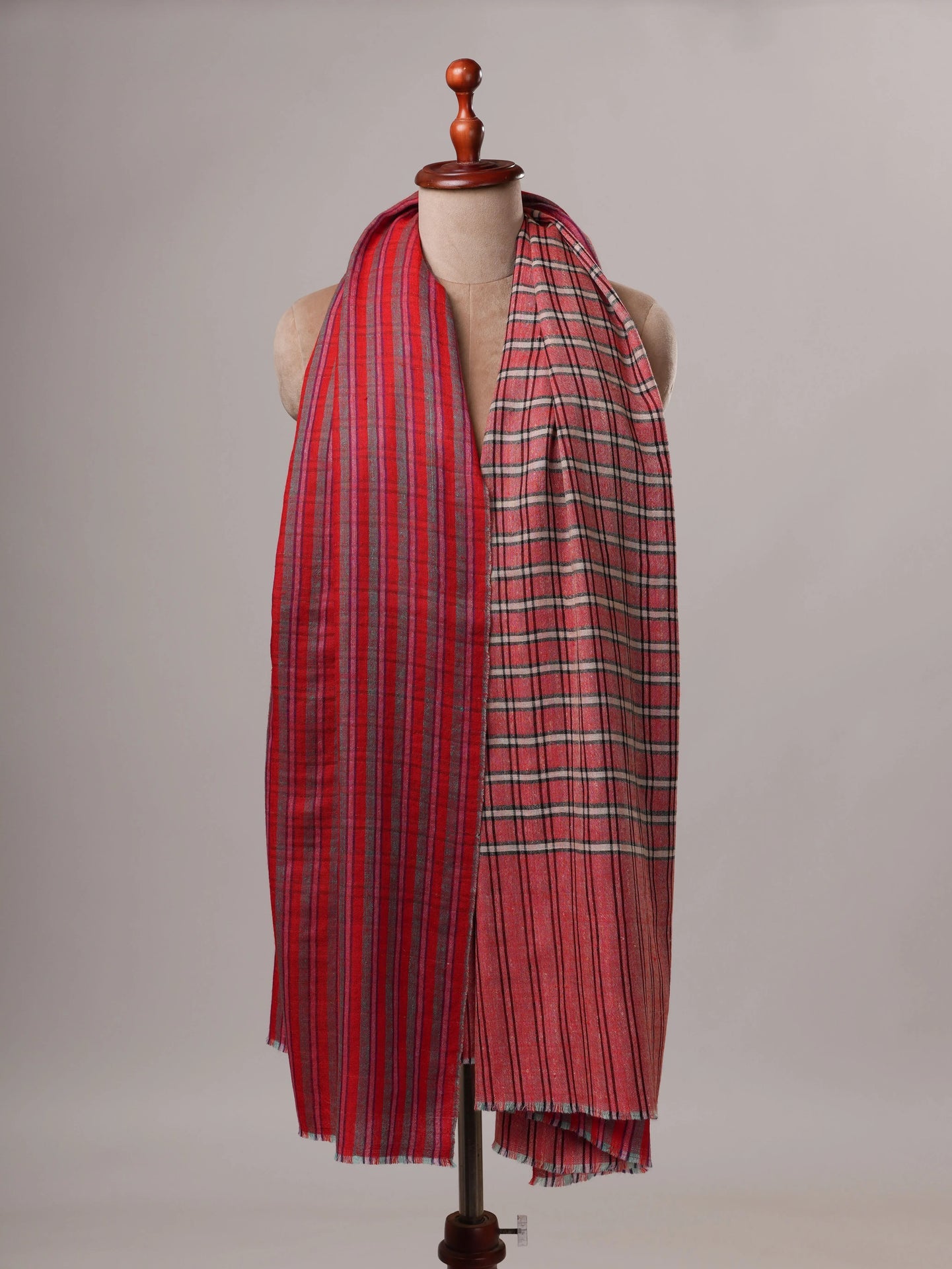 Two Leaves Dual Shade Pashmina Shawl - CLIFTON Shahkaar