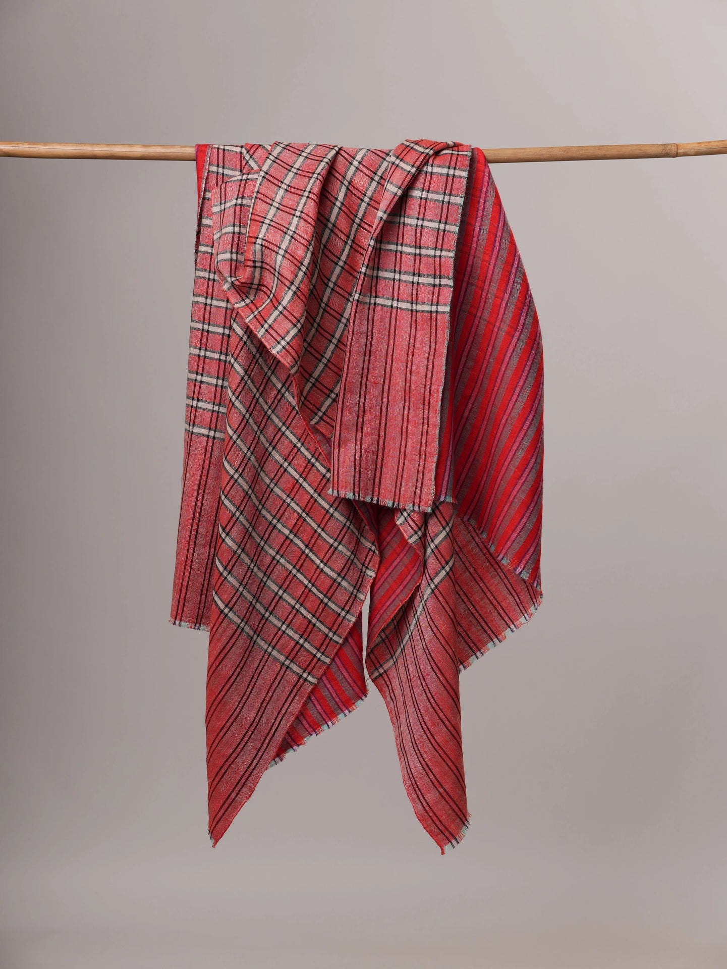 Two Leaves Dual Shade Pashmina Shawl - CLIFTON Shahkaar