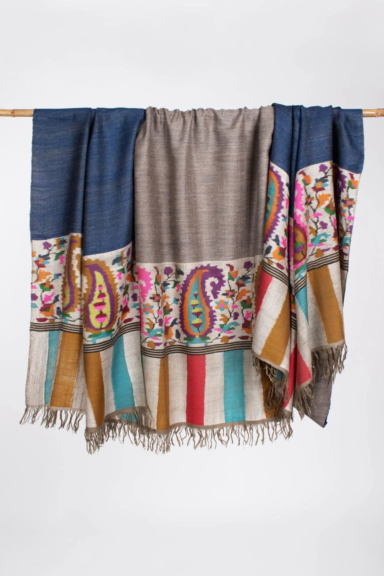 XL Kani Dual Shade Pashmina - KAPAA Shahkaar