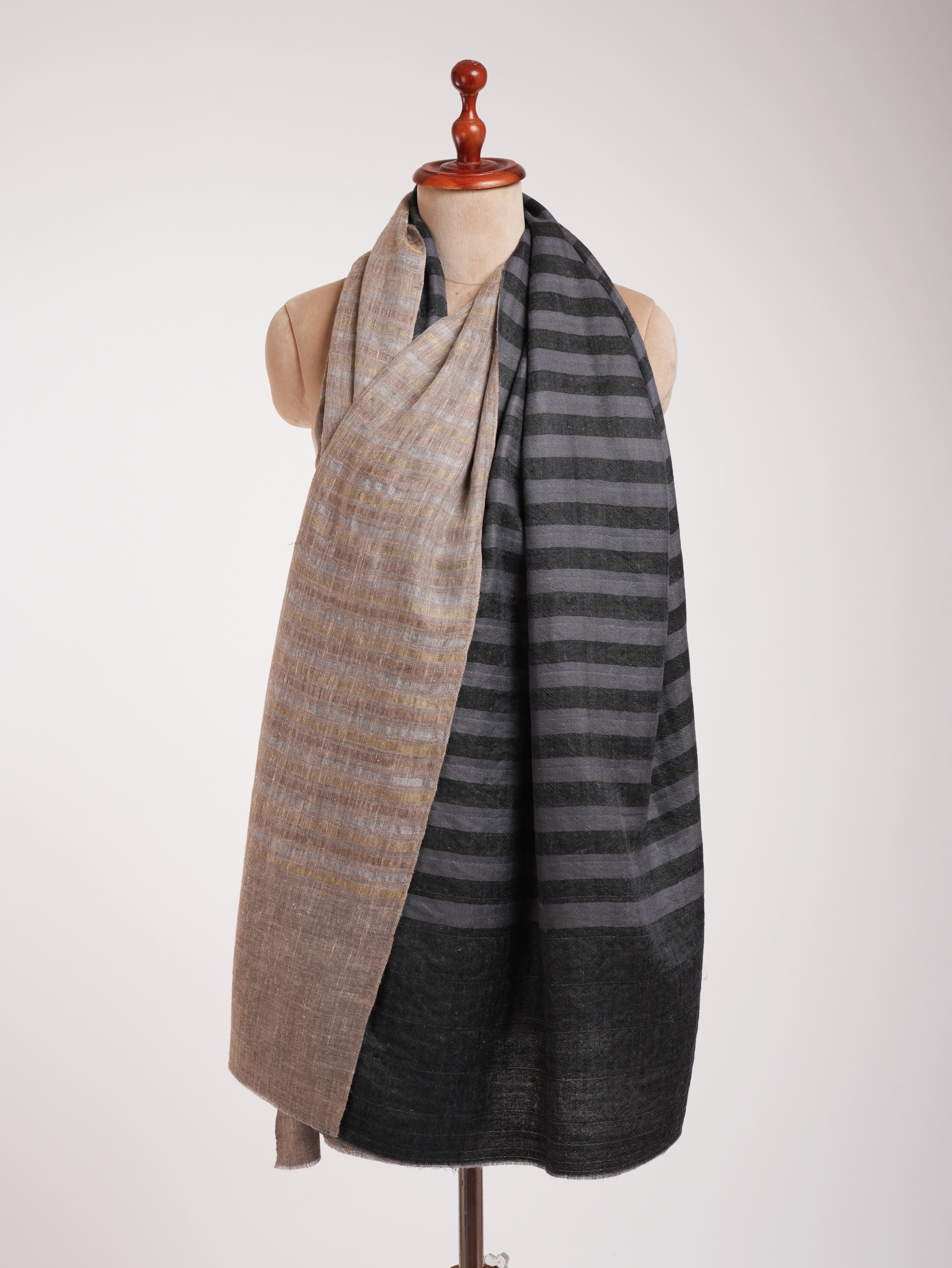 Enveloppe de pashmina authentique tissée à la main à la main