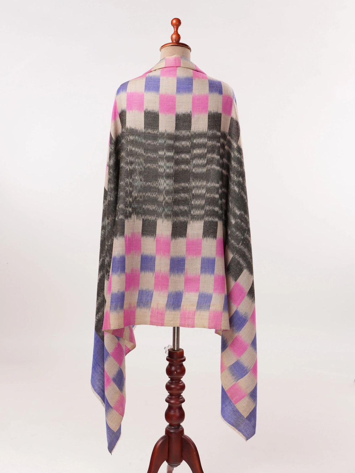 Ikat Handwoven Soft Authentic Pashmina Shawl
