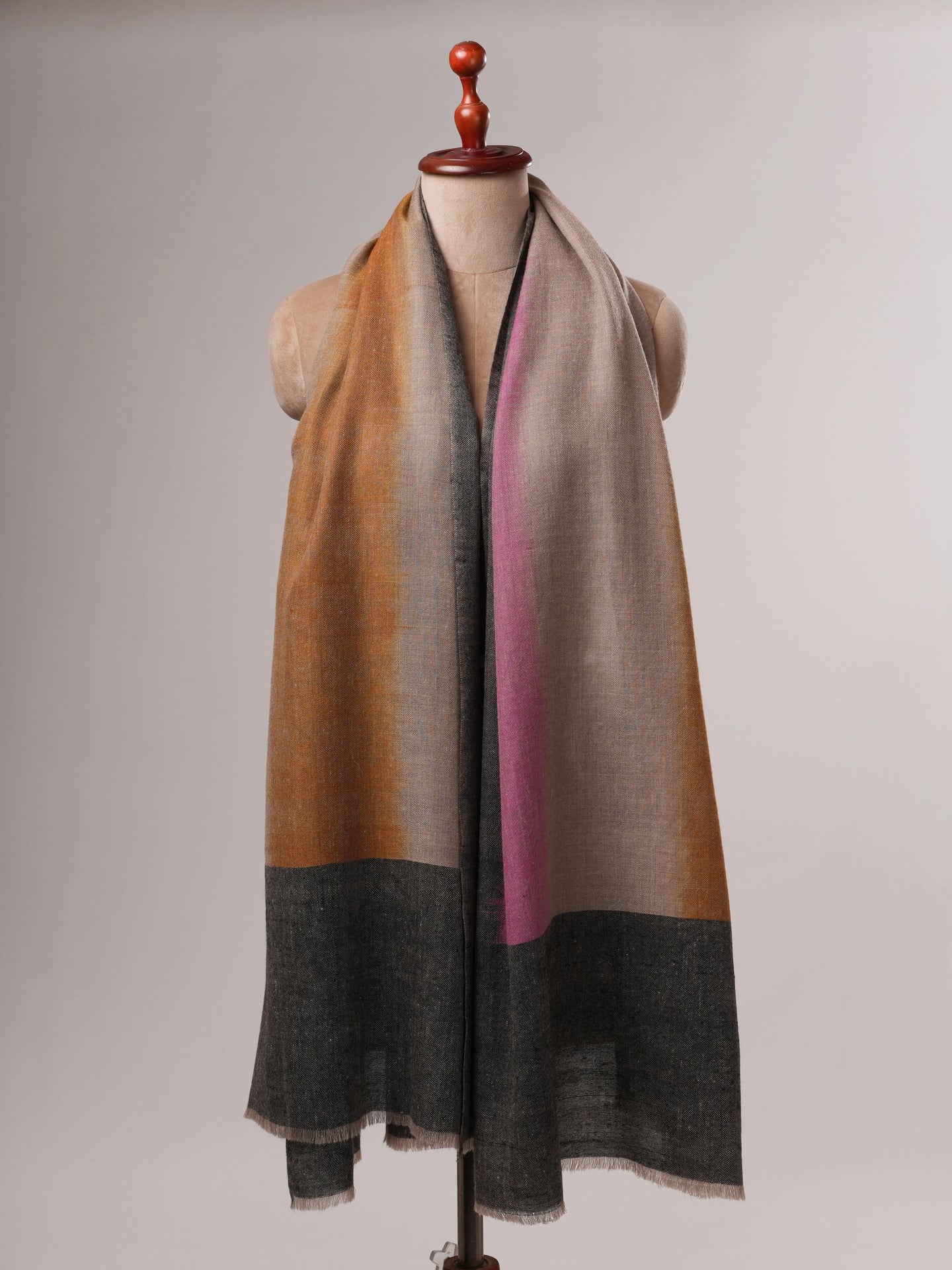 Artisan Made Ikat Pashmina Shawl Lightweight & Warm