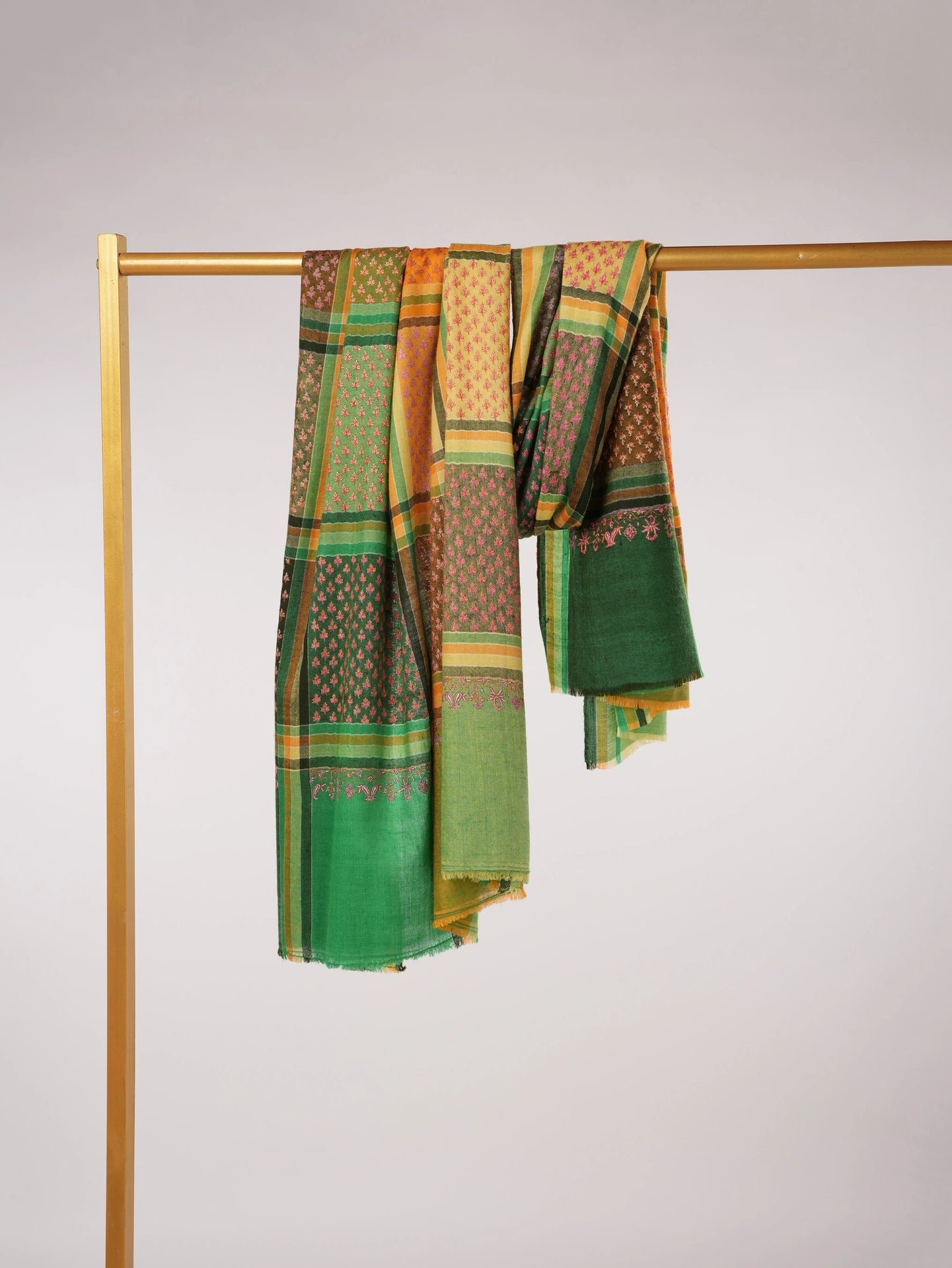 Handembroidered Handwoven Baby Soft Pure Pashmina Shawl Shahkaar.com