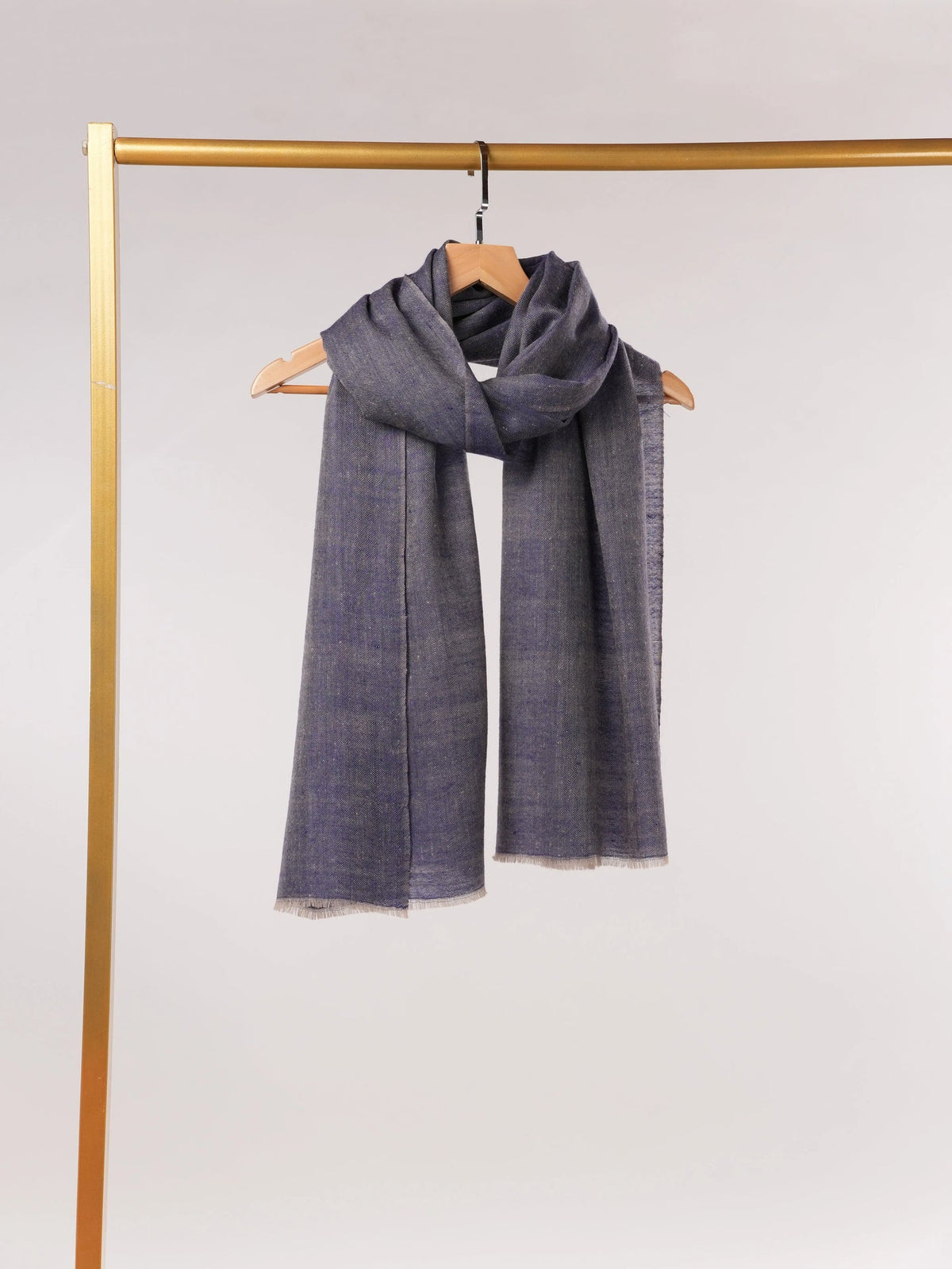 Cross Shade Handwoven Authentic Cashmere Scarf