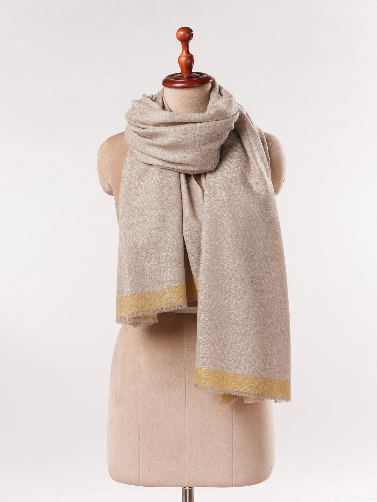 Diamond Weave Textured Pure Pashmina Handwoven Shawl