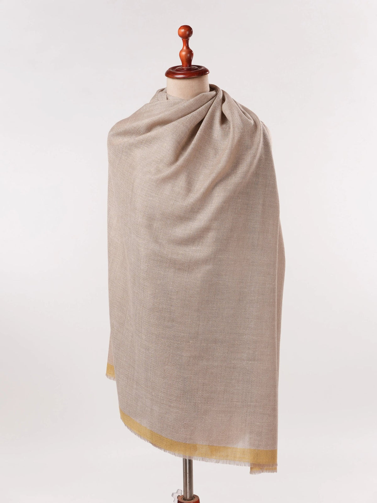 Diamond Weave Textured Pure Pashmina Handwoven Shawl