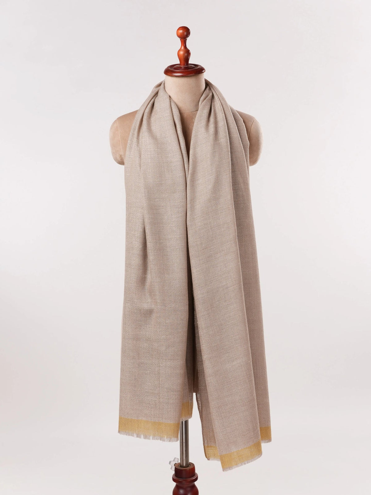Diamond Weave Textured Pure Pashmina Handwoven Shawl