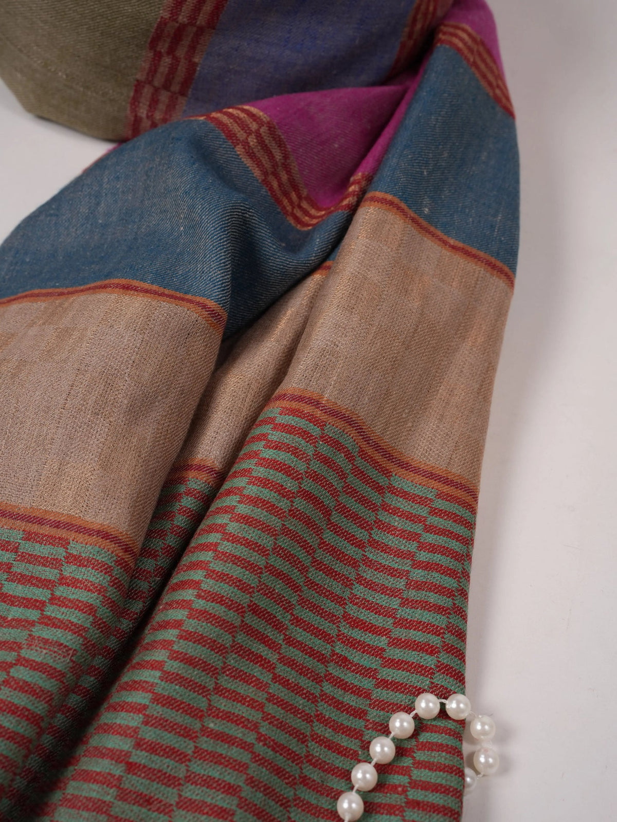 Multicolor Handwoven Soft Pashmina Shawl