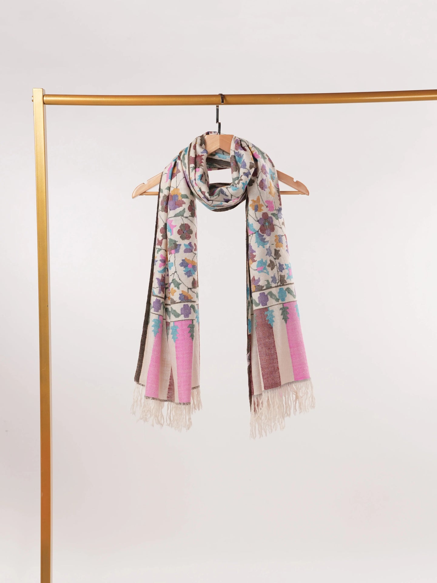 Kani Handwoven Soft Cashmere Scarf Shahkaar.com