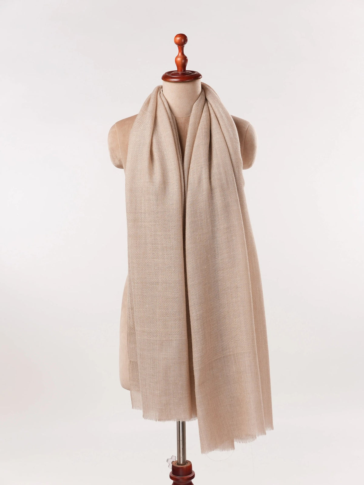 Half Diamond Woven Handwoven Classic Pashmina Shawl