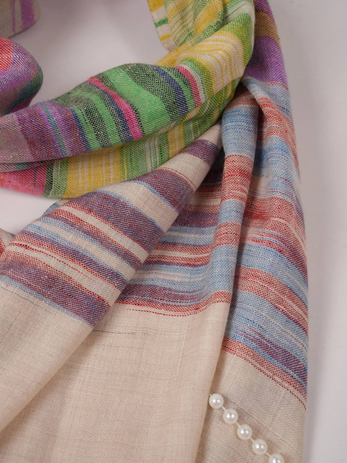 Ikat Handwoven Featherlight Pashmina Shawl