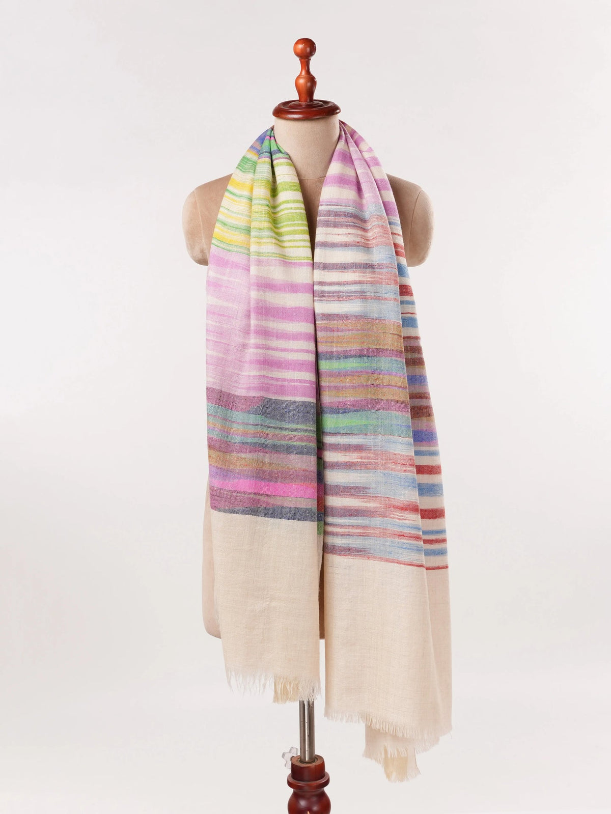 Ikat Handwoven Featherlight Pashmina Shawl