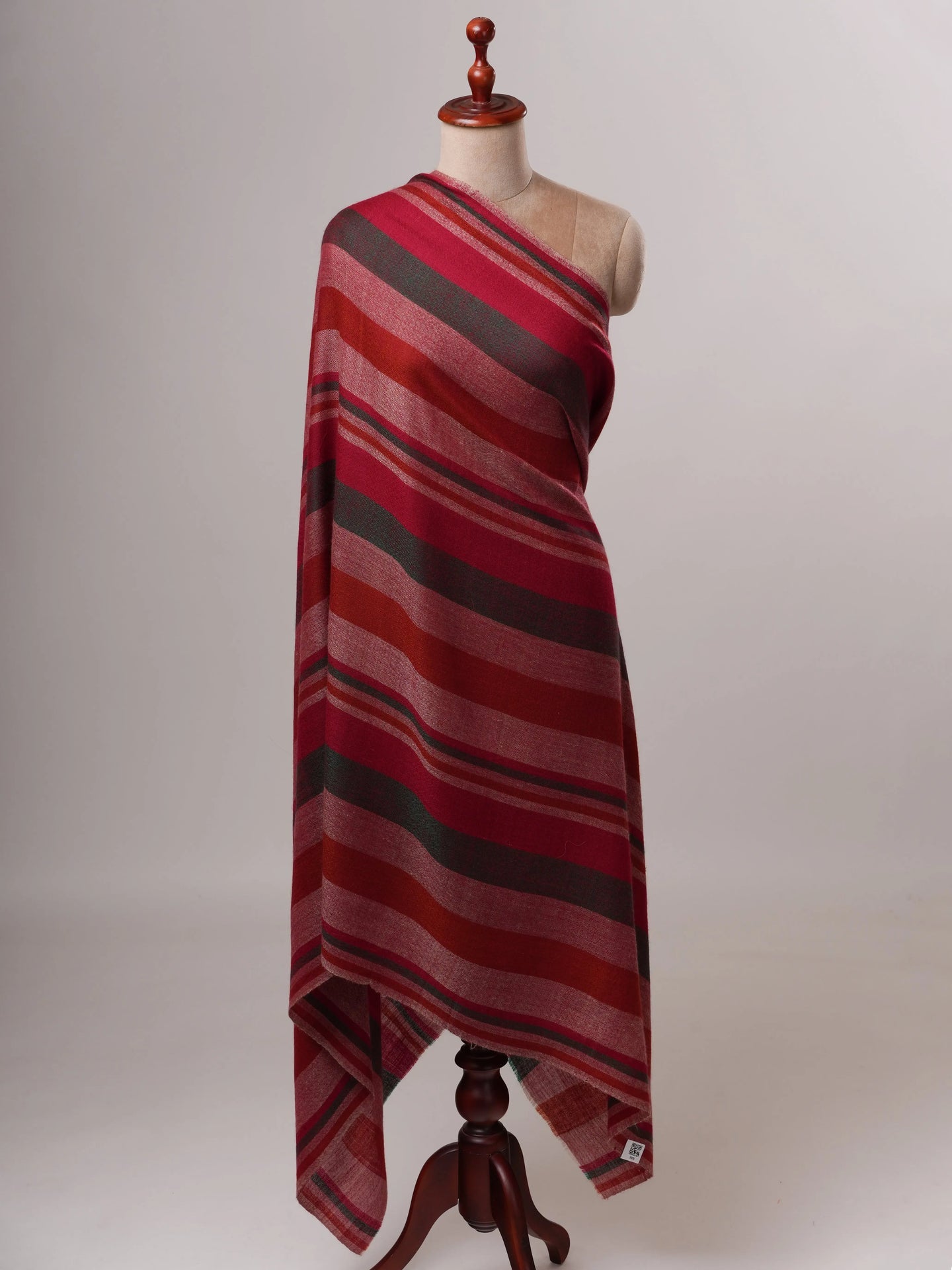 Contemporary Handloomed Baby Soft Pashmina Shawl Shahkaar