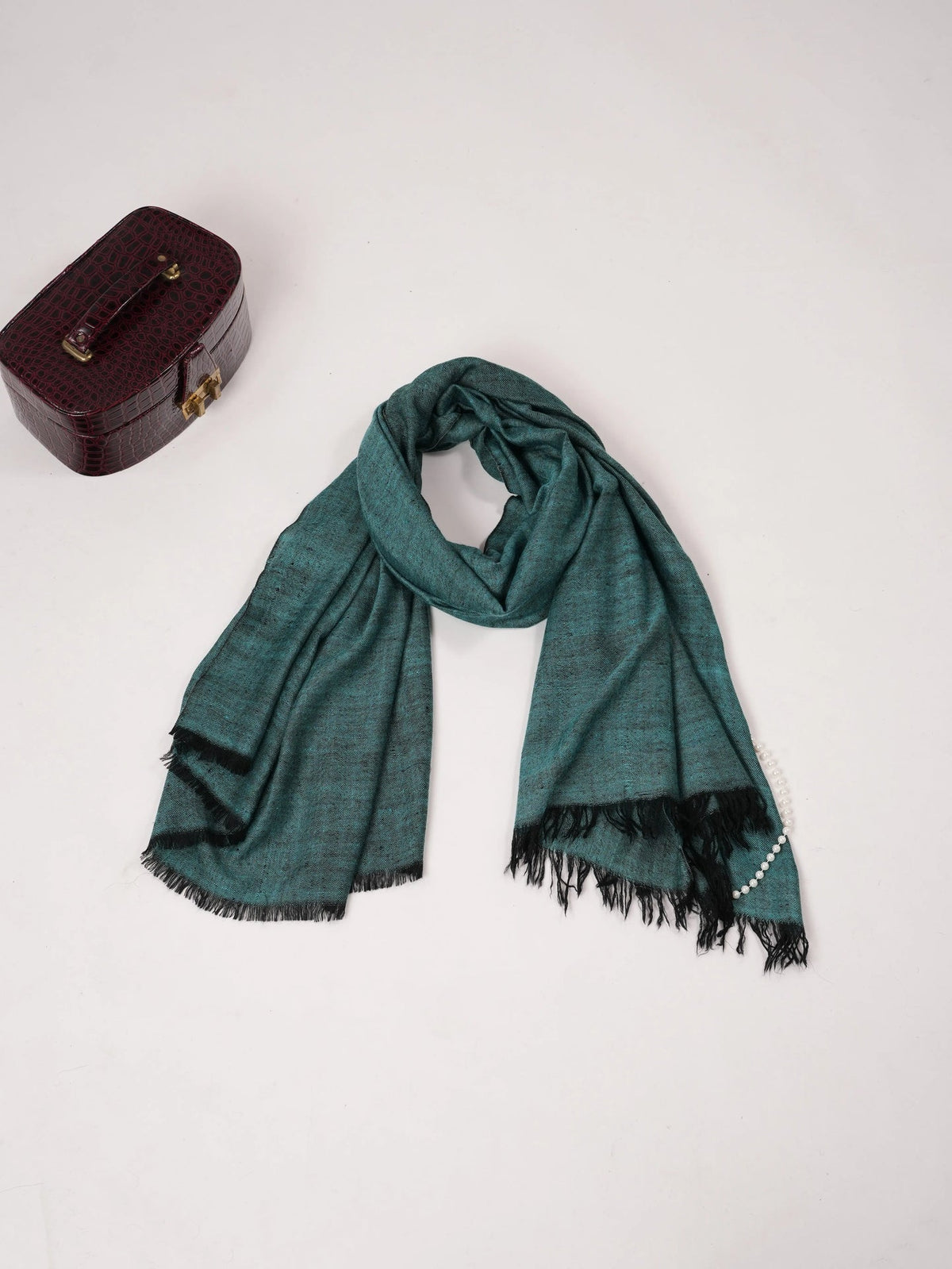 Cross Shade Handwoven Classic Pashmina Shawl