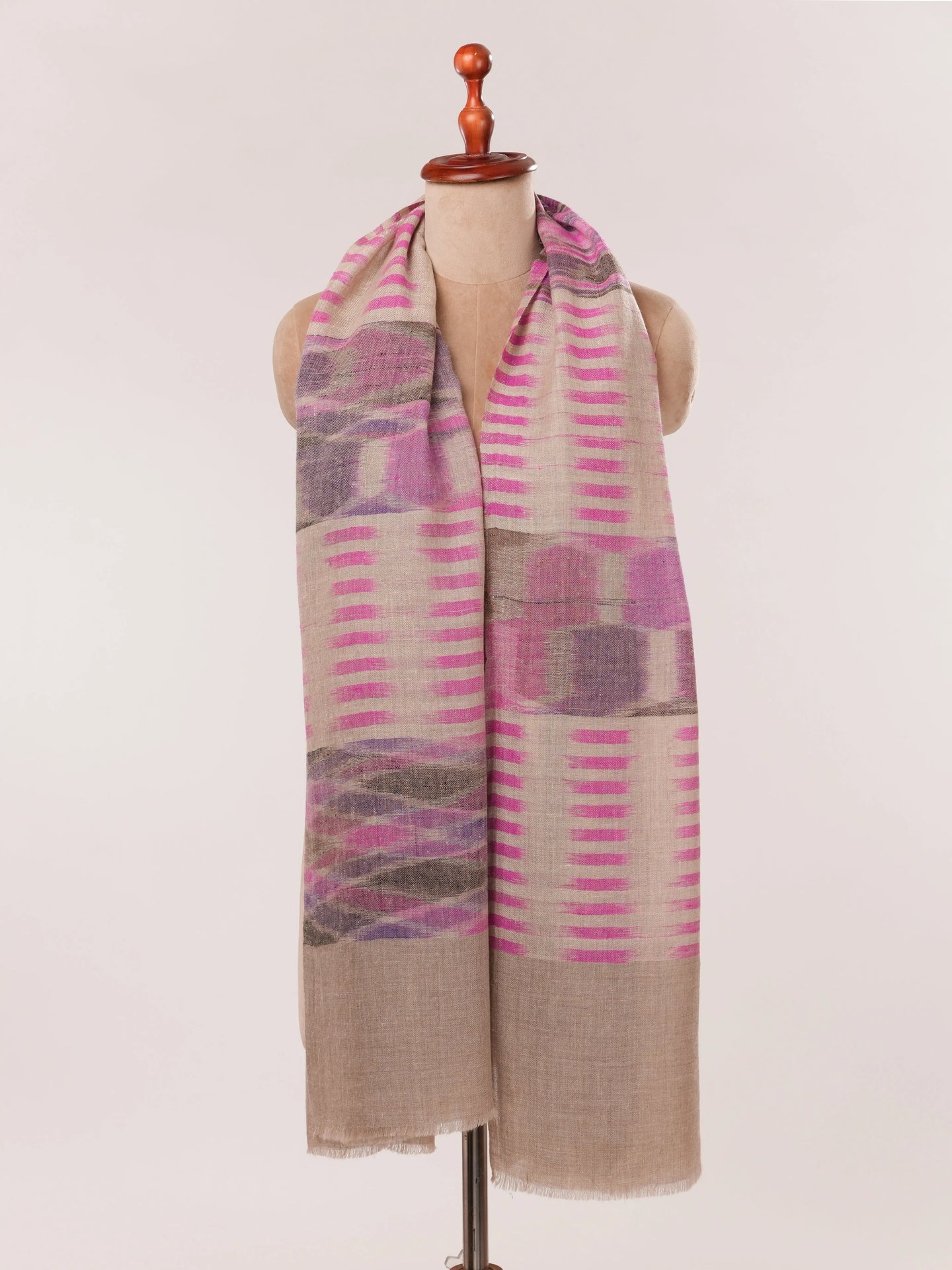 Featherlight Handwoven Indian Cashmere Scarf Shahkaar.com
