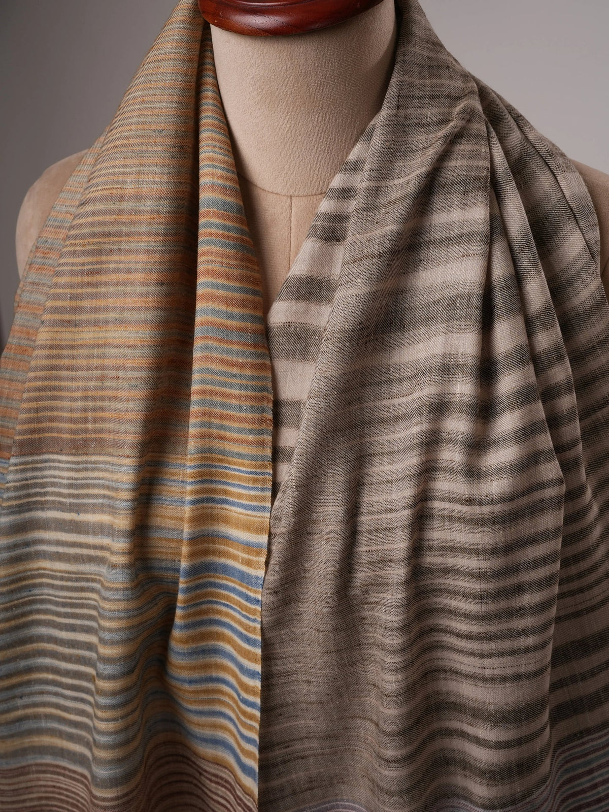 Featherlight Khatrass Handloom Pashmina Shawl Shahkaar