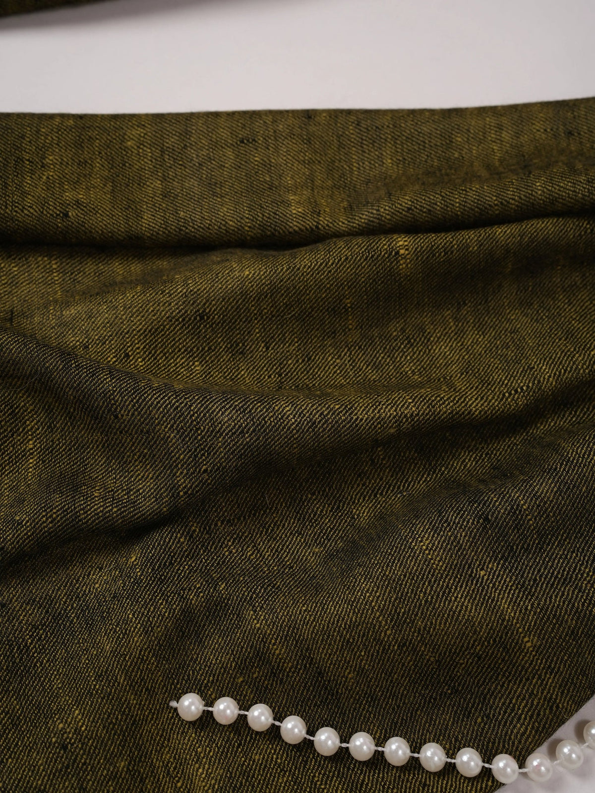 Handwoven Cross Shade Pure Cashmere Scarf