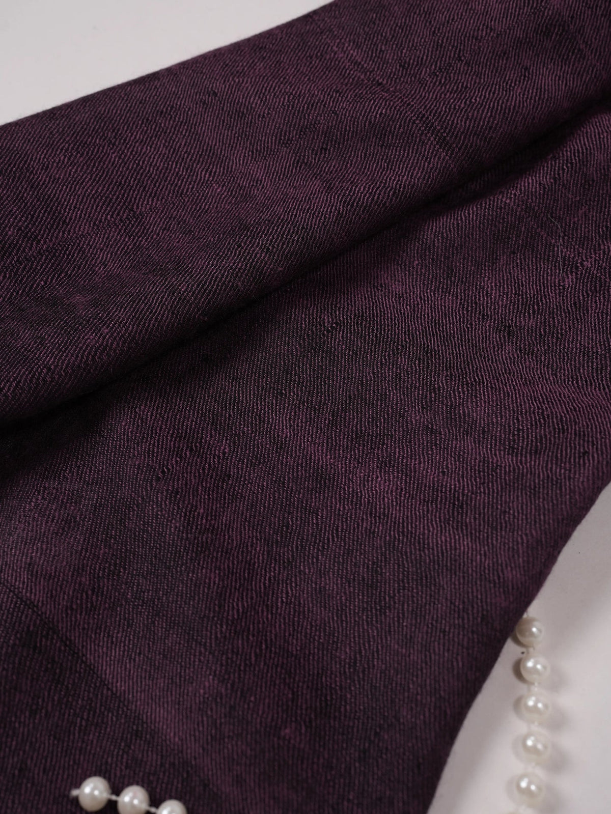 Pure Cashmere Scarf with Cross Shade Handwoven