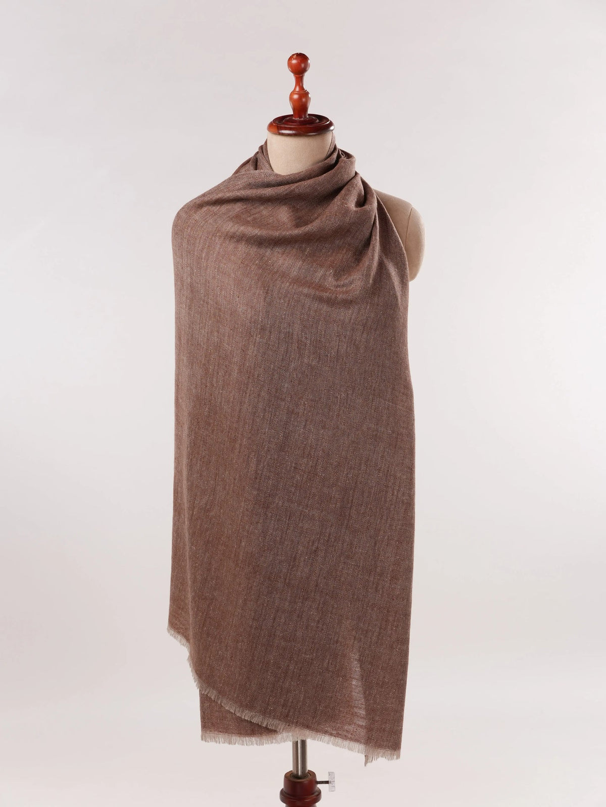 Cross Shade Handspun Handwoven Original Cashmere Scarf