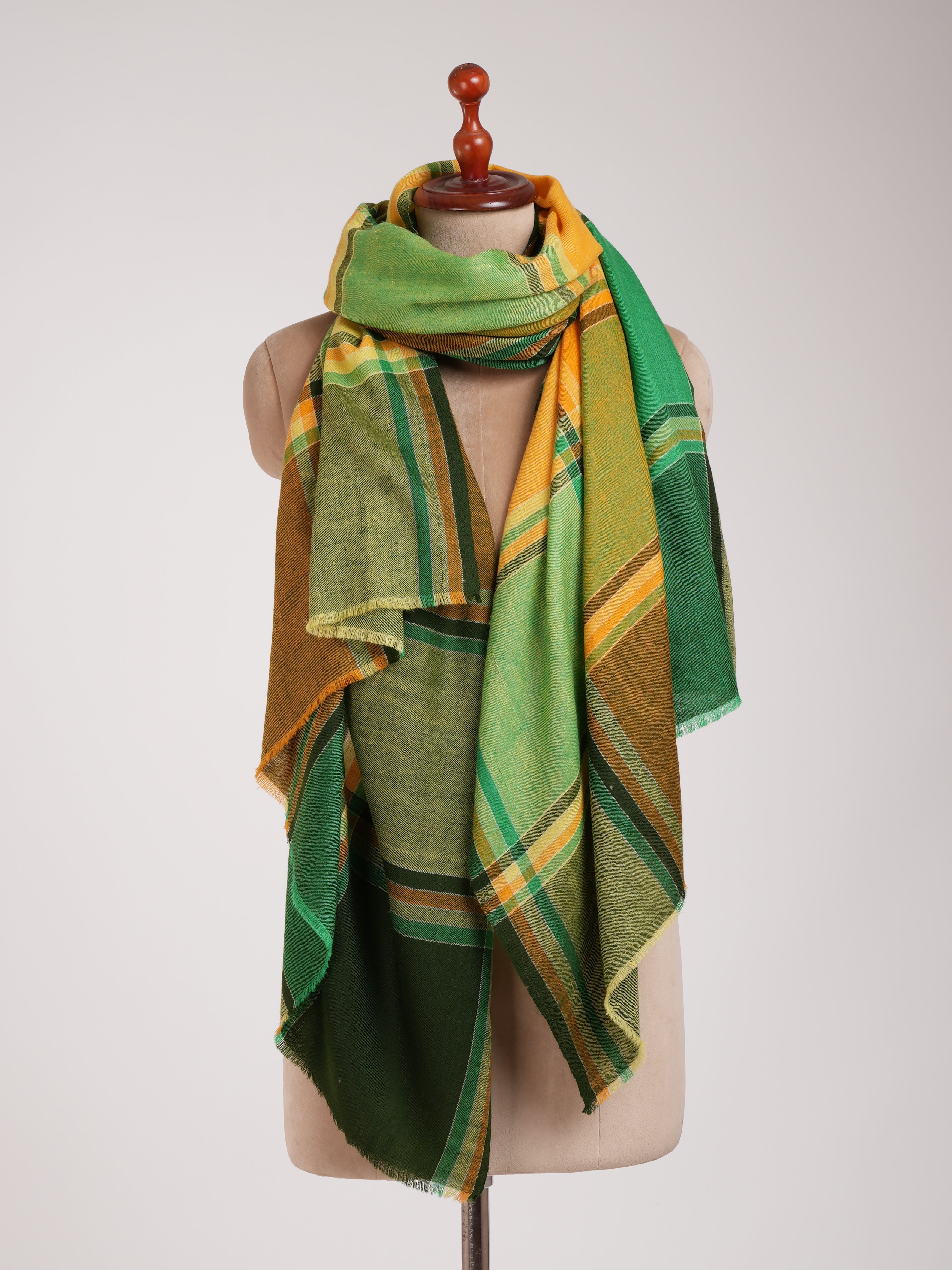 Sciallo Pashmina originale in tessuto a mano contemporaneo