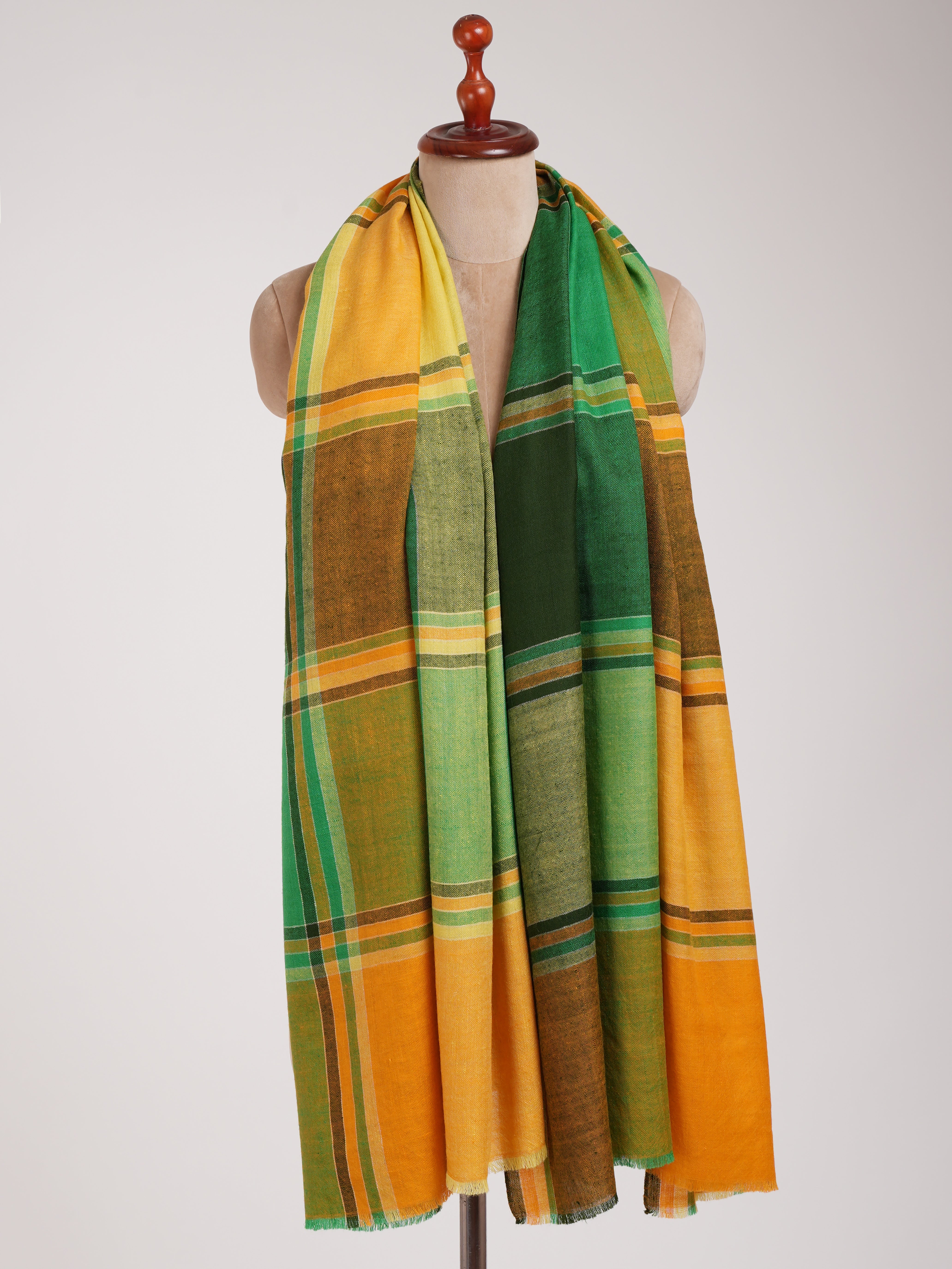 Sciallo Pashmina originale in tessuto a mano contemporaneo