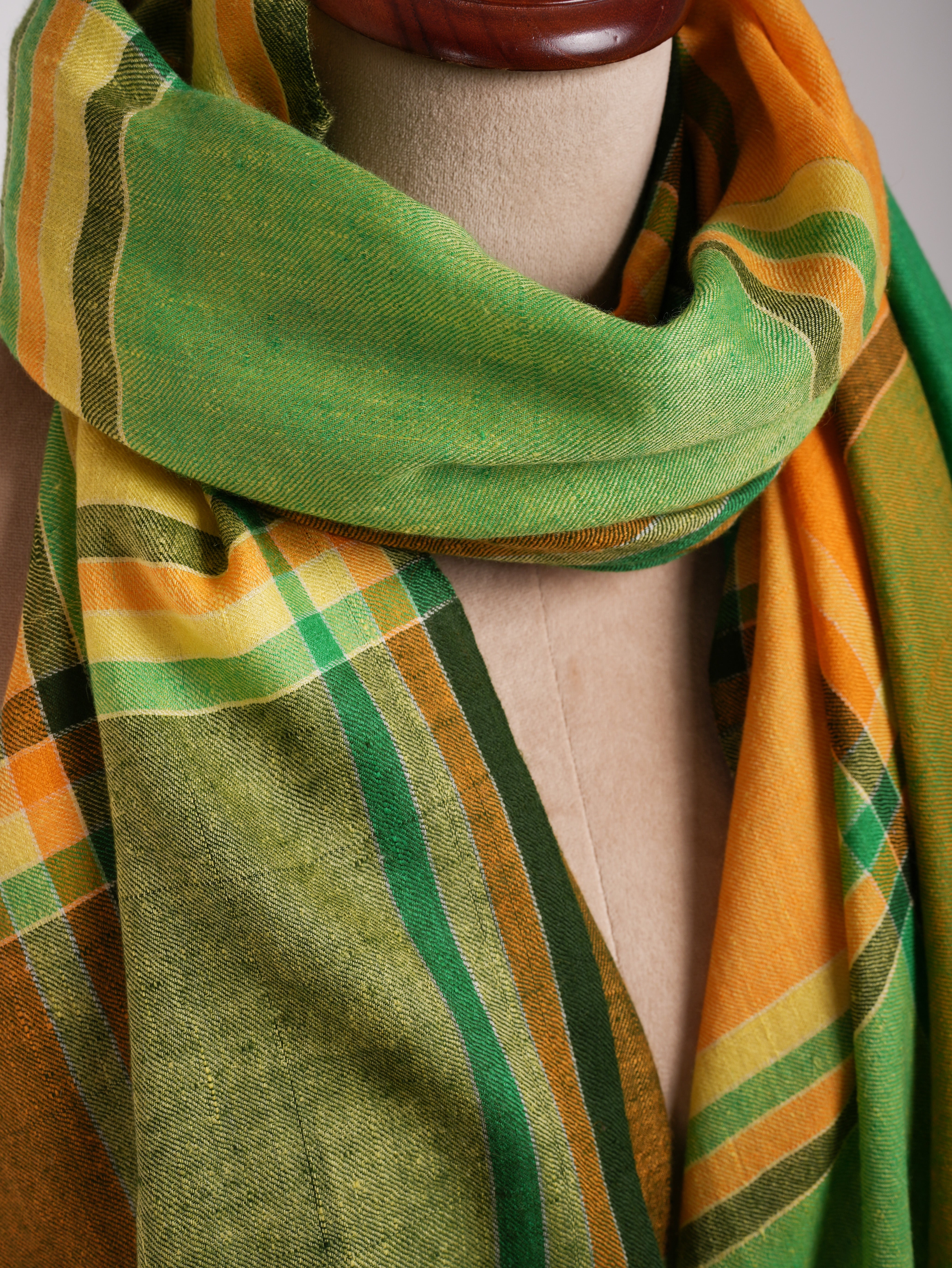 Sciallo Pashmina originale in tessuto a mano contemporaneo