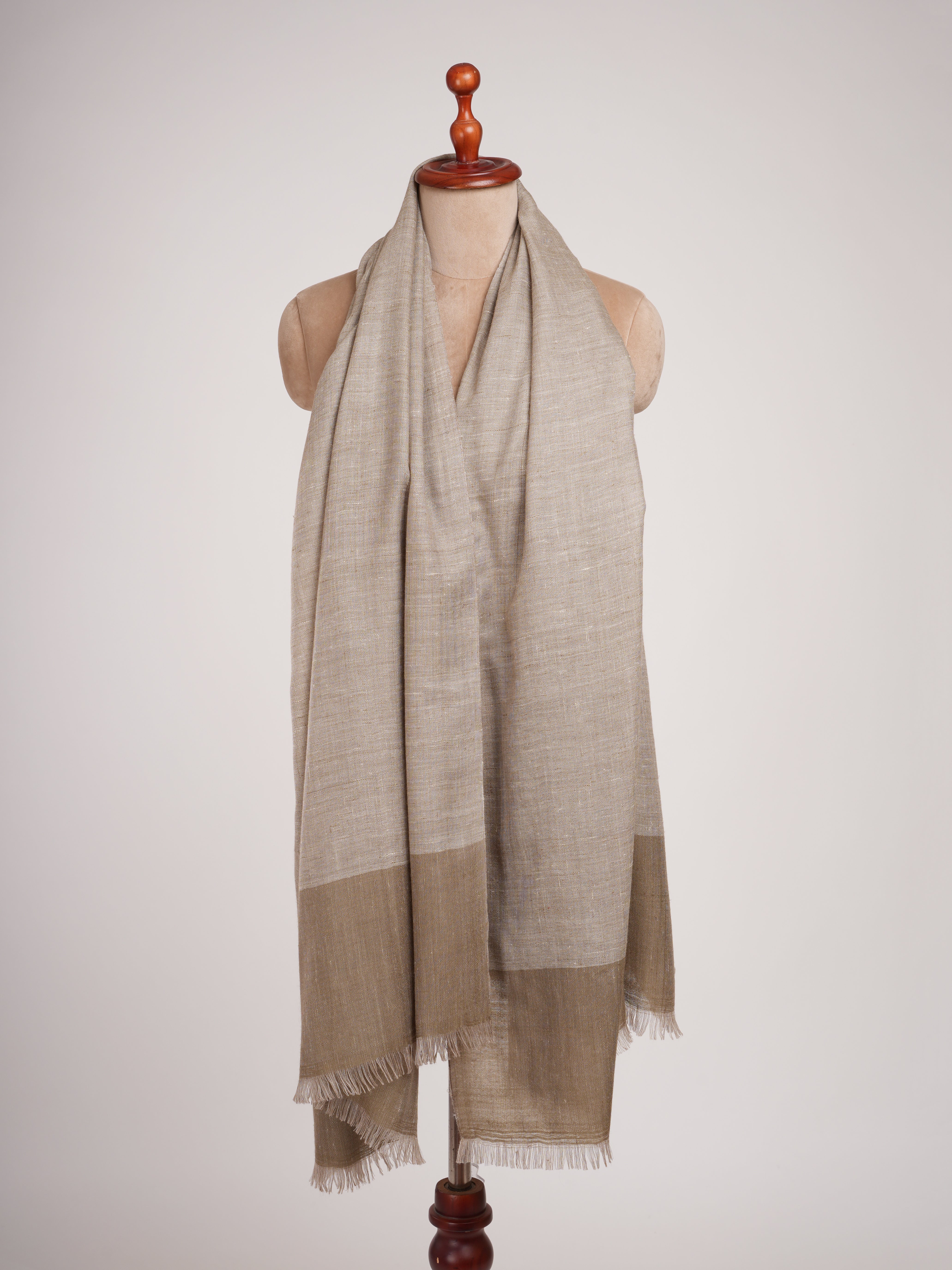 Featherlight Handwoven Kashmiri Pashmina Shawl