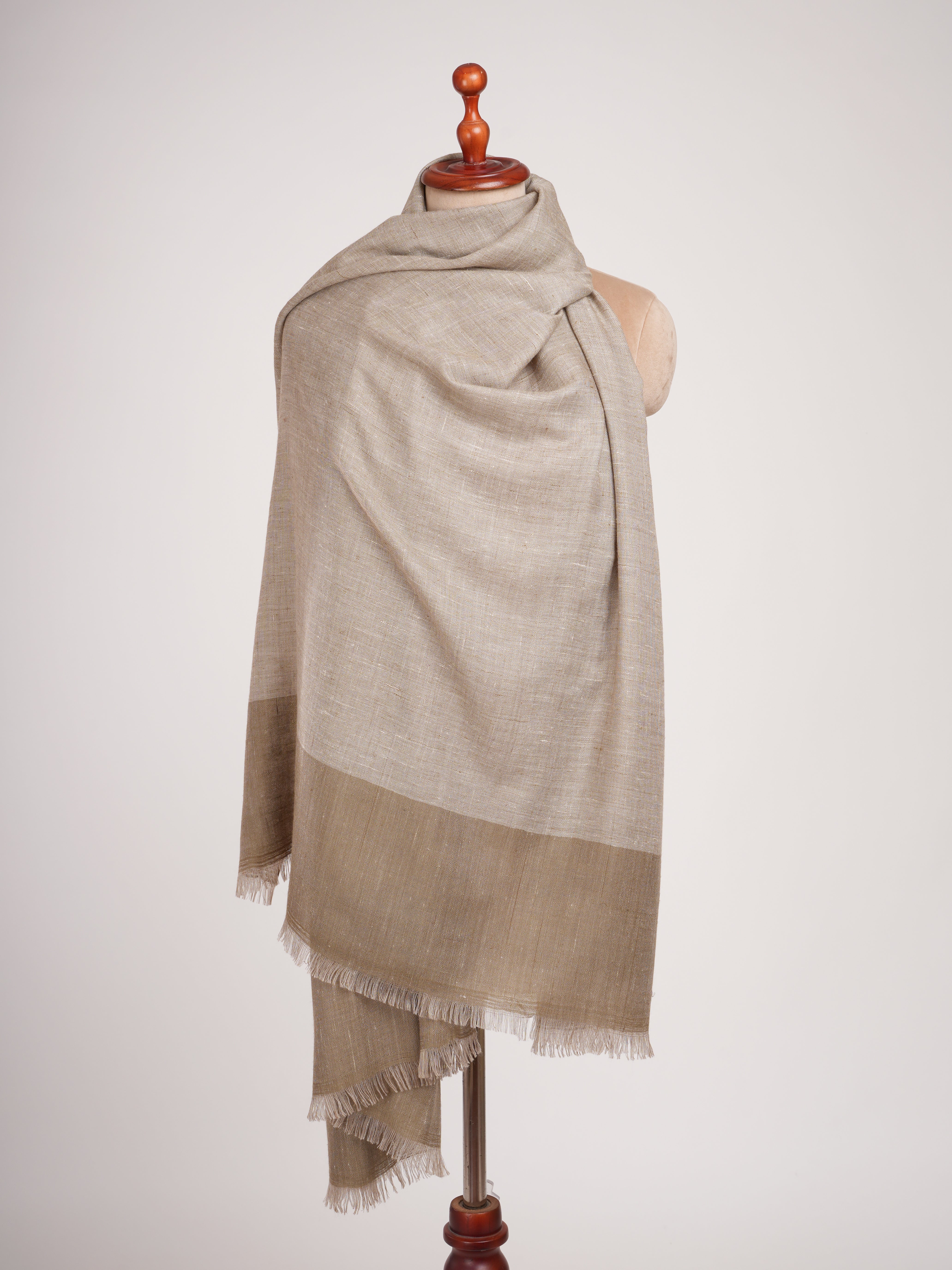Featherlight Handwoven Kashmiri Pashmina Shawl