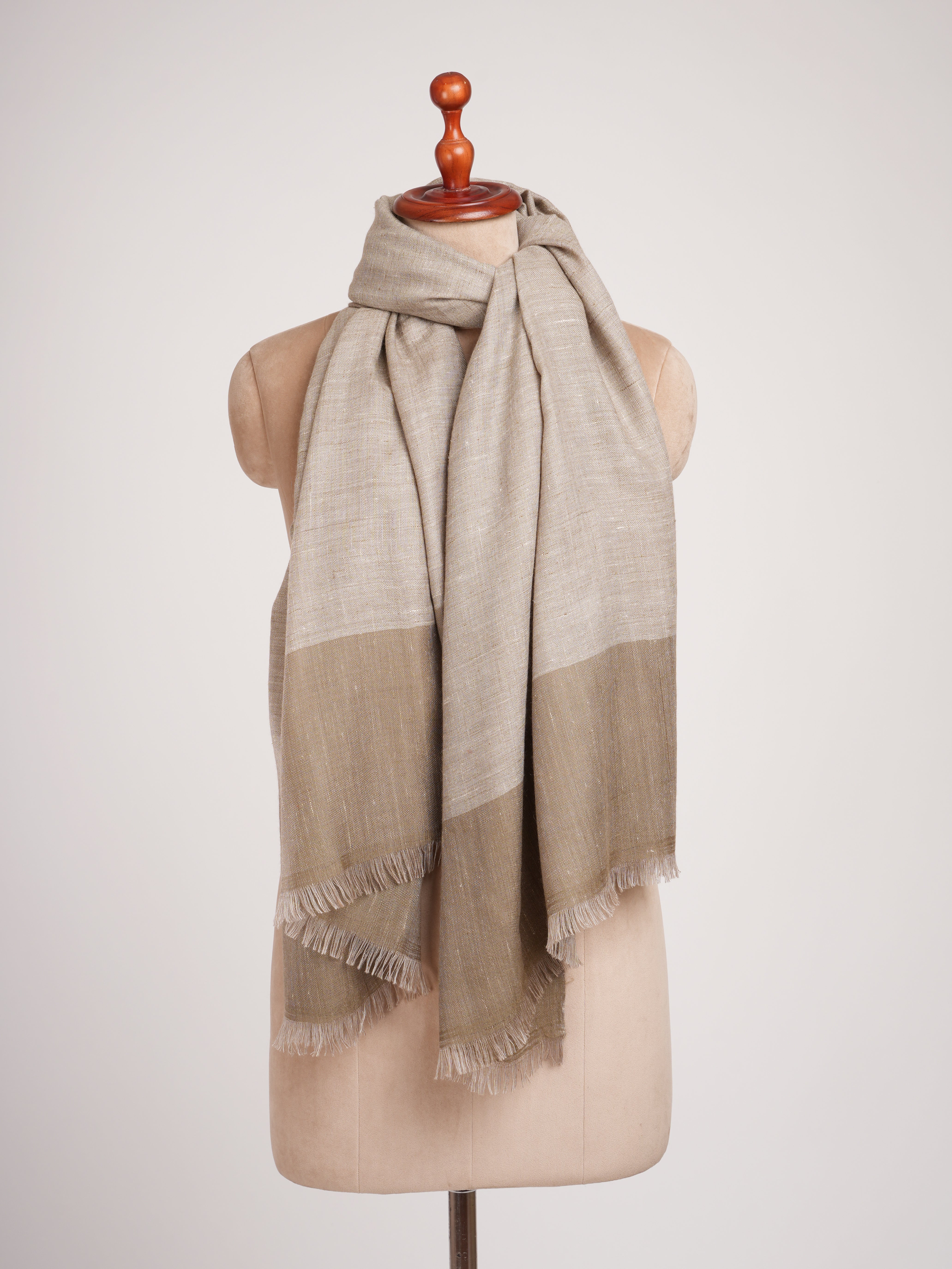 Featherlight Handwoven Kashmiri Pashmina Shawl