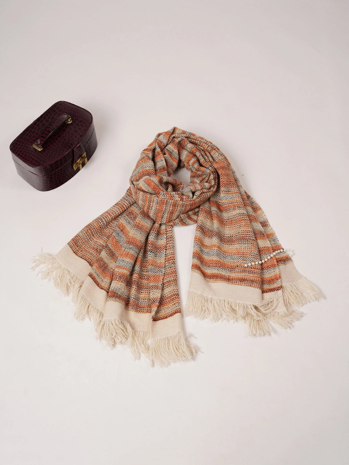 Handspun Thick Handwoven Pure Pashmina Shawl